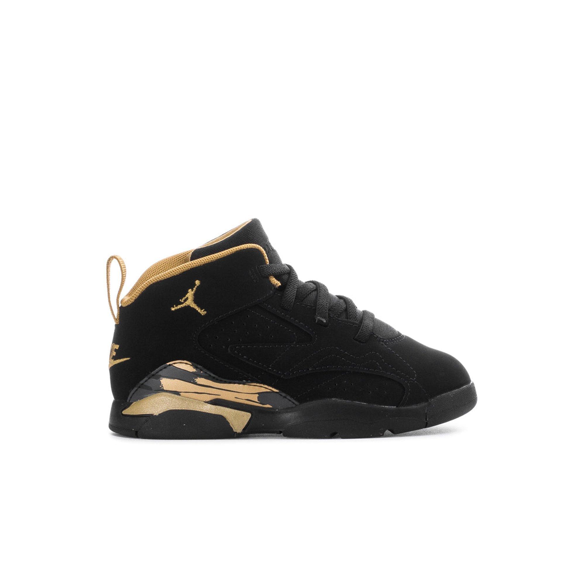 Jordan 6 Black and Gold High-Top Sneakers Nike Air Jordan 6 Rings Black Metallic Gold White - 322992  main image 2