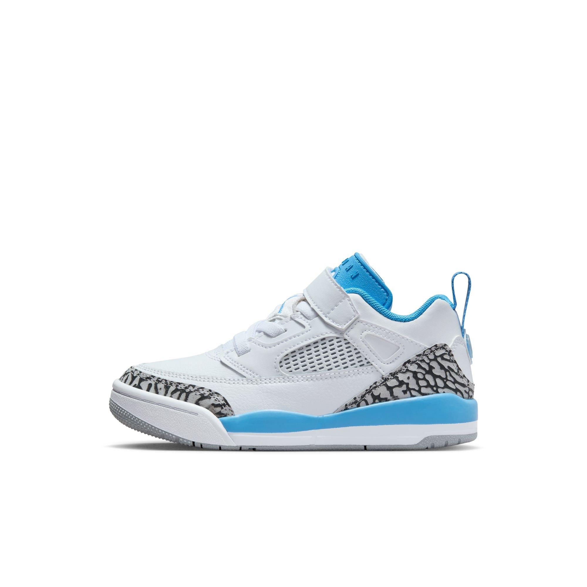 Jordan Spizike Low Preschool Boys' "White/University Blue/Wolf Grey" Shoe