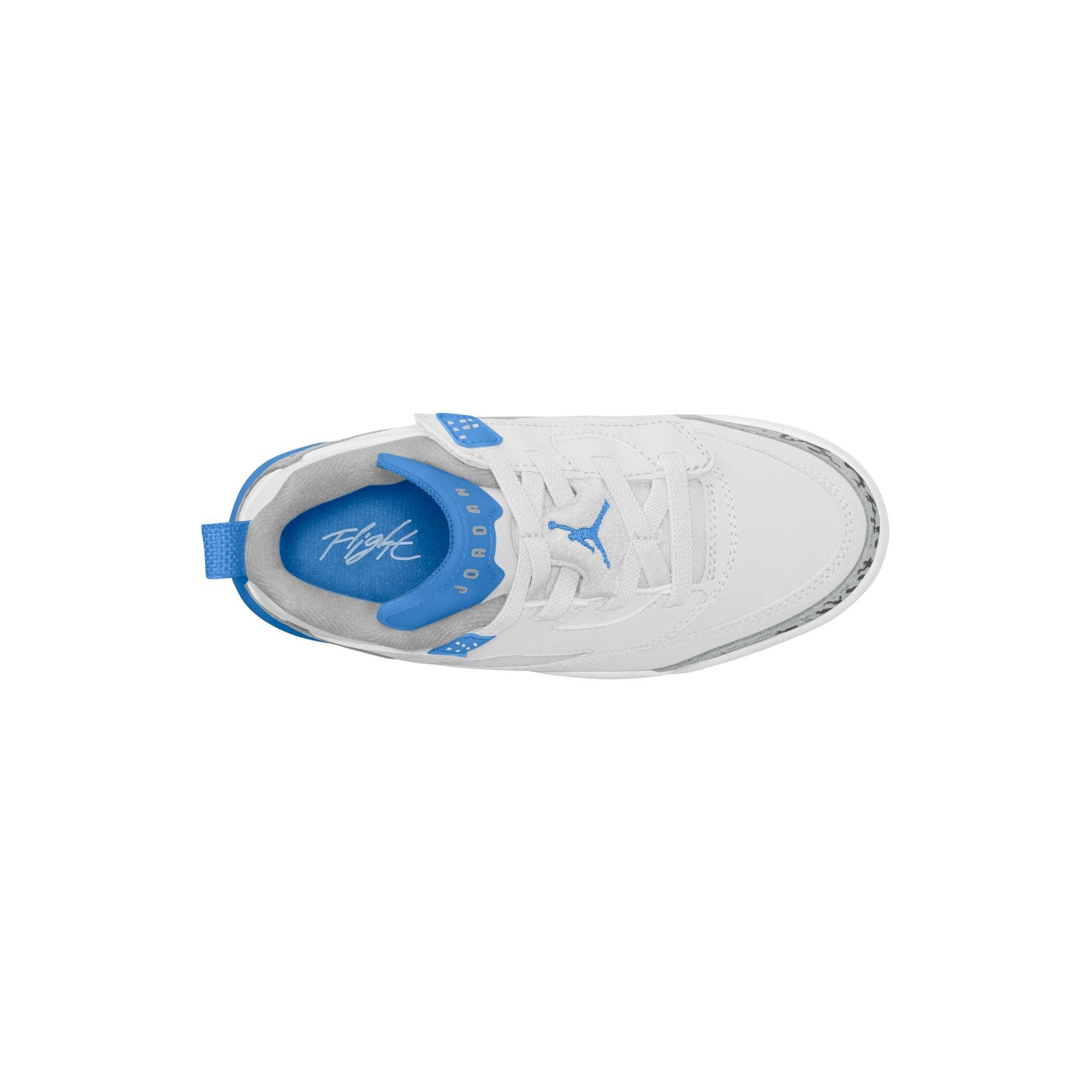 Jordan Spizike Low Preschool Boys' "White/University Blue/Wolf Grey" Shoe