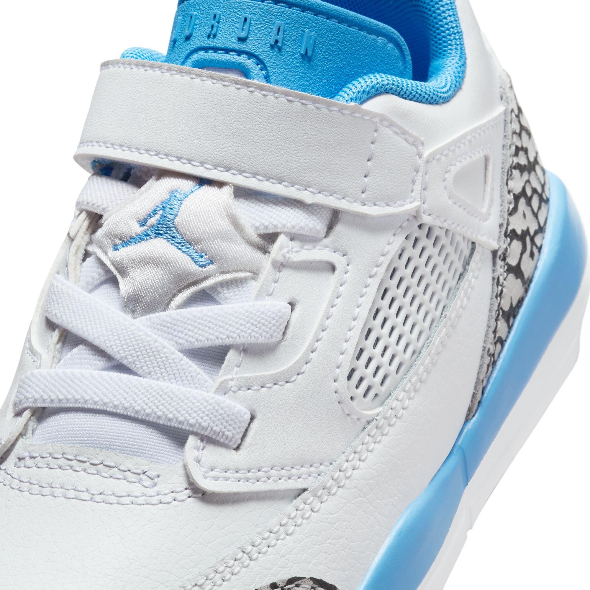 Jordan Spizike Low Preschool Boys' "White/University Blue/Wolf Grey" Shoe