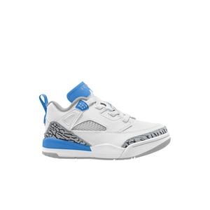Jordan Spizike Low "White/University Blue/Wolf Grey" Preschool Boys' Shoe