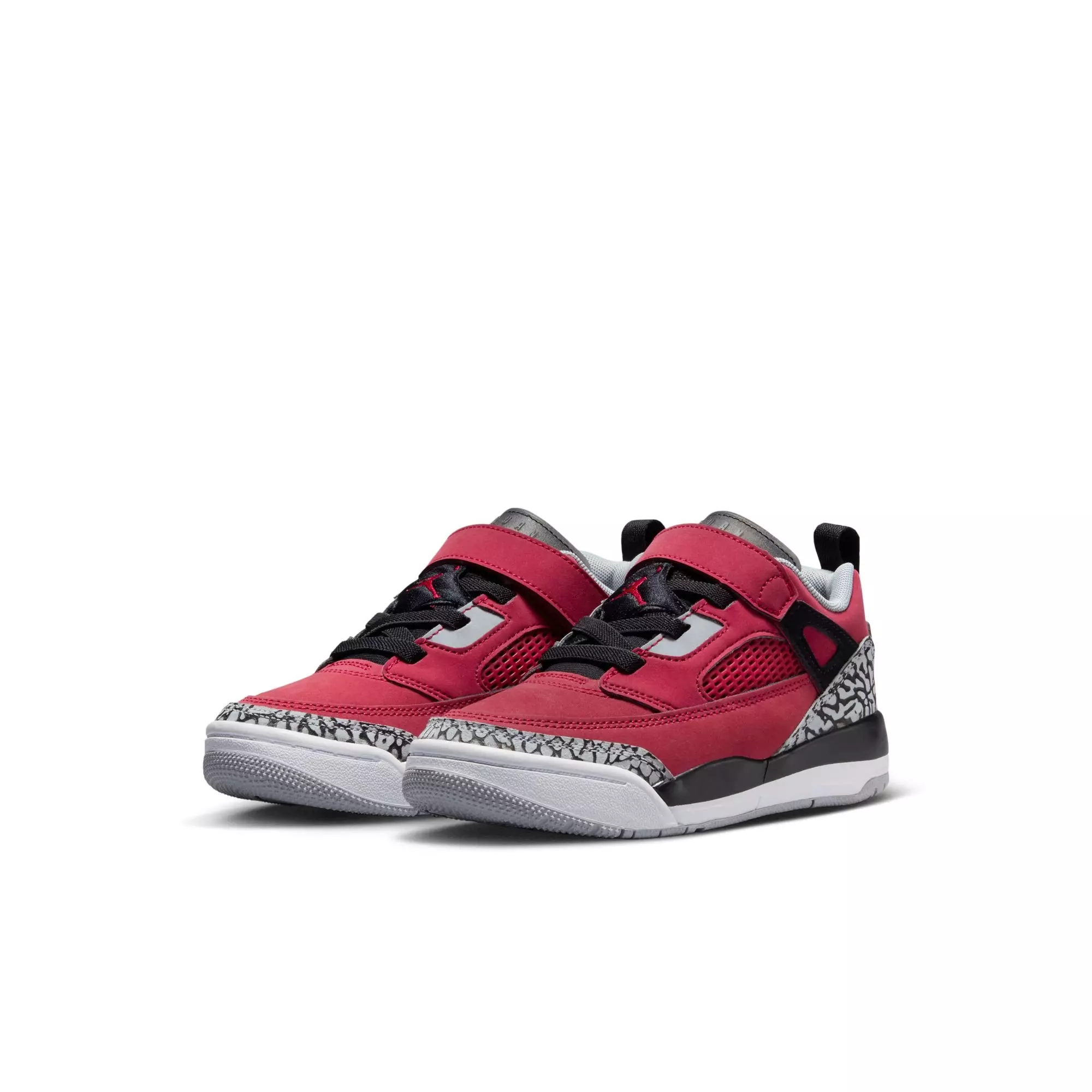 Jordan Spizike Low "Gym Red/Black/Wolf Grey/Cool Grey" Preschool Boys' Shoe - RED/BLACK/WHITE