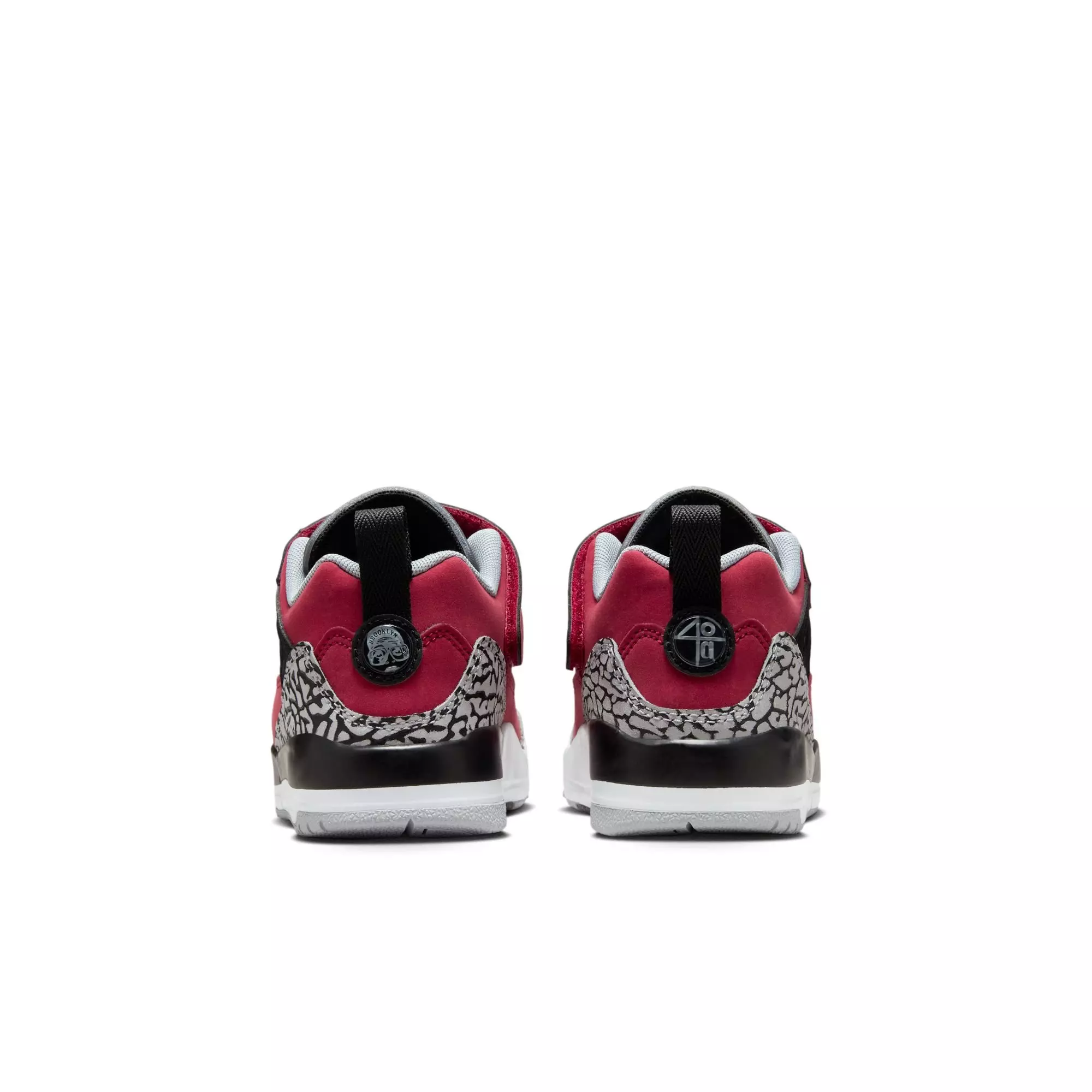 Jordan Spizike Low "Gym Red/Black/Wolf Grey/Cool Grey" Preschool Boys' Shoe - RED/BLACK/WHITE