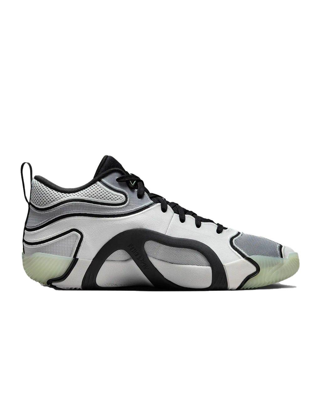 Jordan Tatum 3 "Zen" Preschool Kids' Basketball Shoe -  PLATINUM TINT/BLACK/PARTICLE GREY Thumbnail View 2