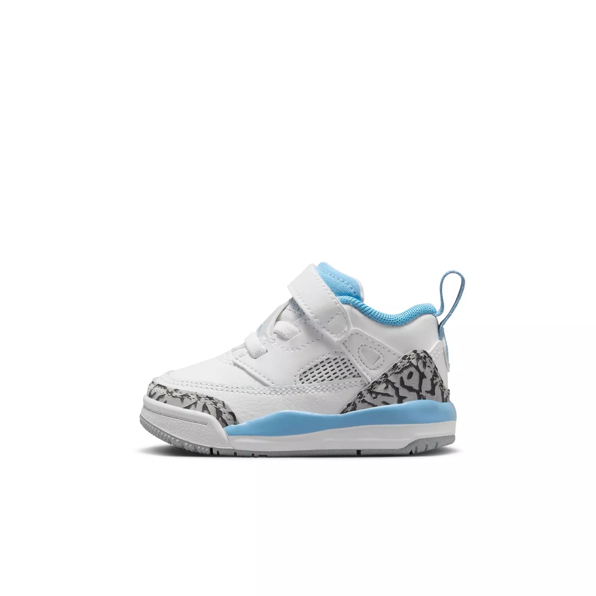 Jordan Spizike Low "White/University Blue/Wolf Grey" Toddler Boys' Shoe - WHITE/BLUE