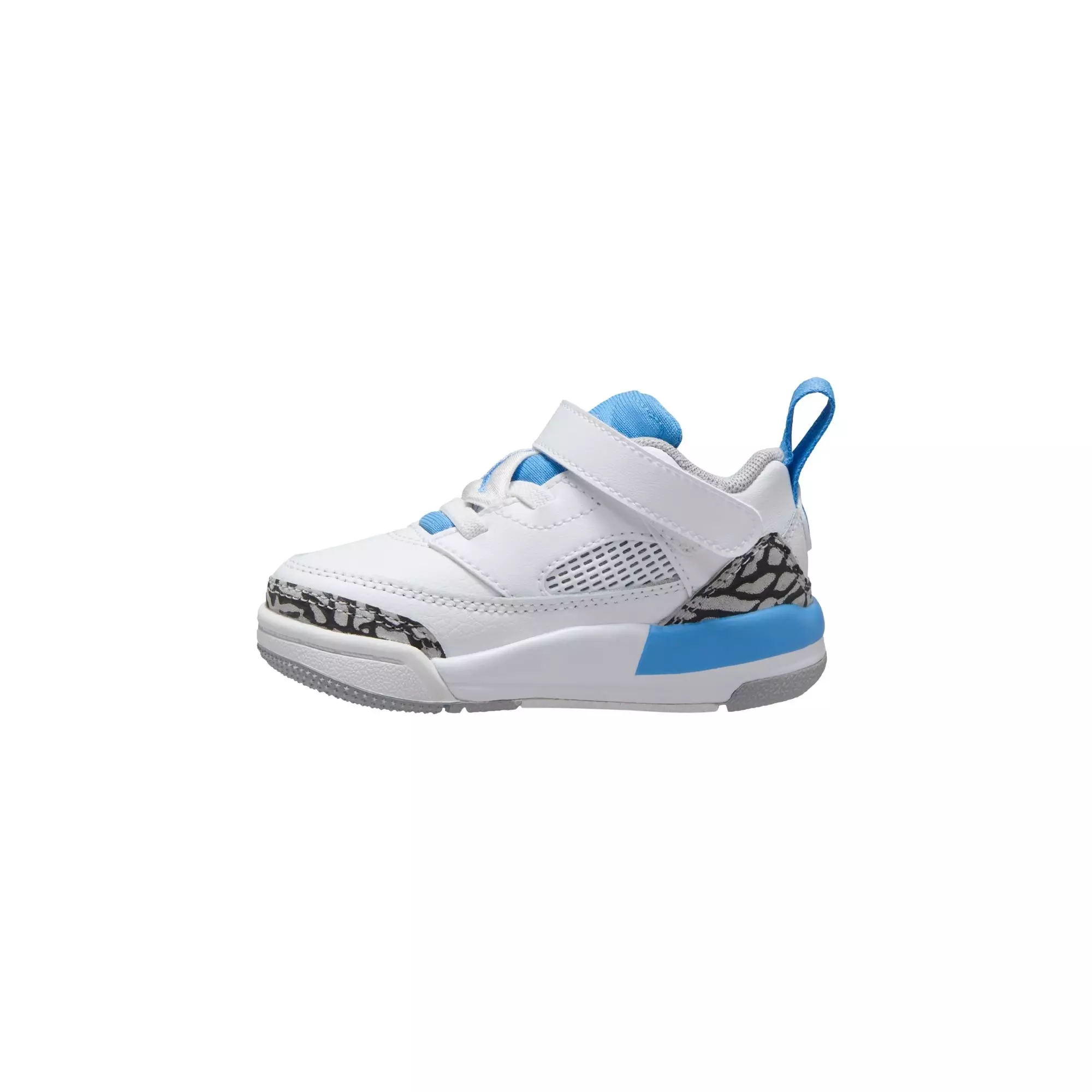 Jordan Spizike Low "White/University Blue/Wolf Grey" Toddler Boys' Shoe - WHITE/BLUE
