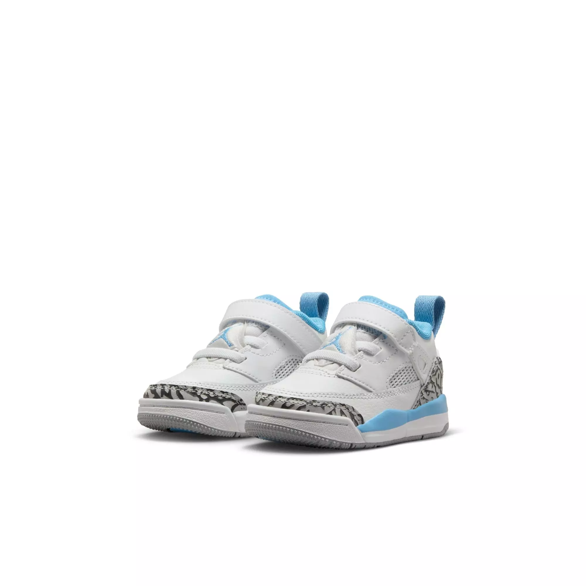 Jordan Spizike Low "White/University Blue/Wolf Grey" Toddler Boys' Shoe - WHITE/BLUE