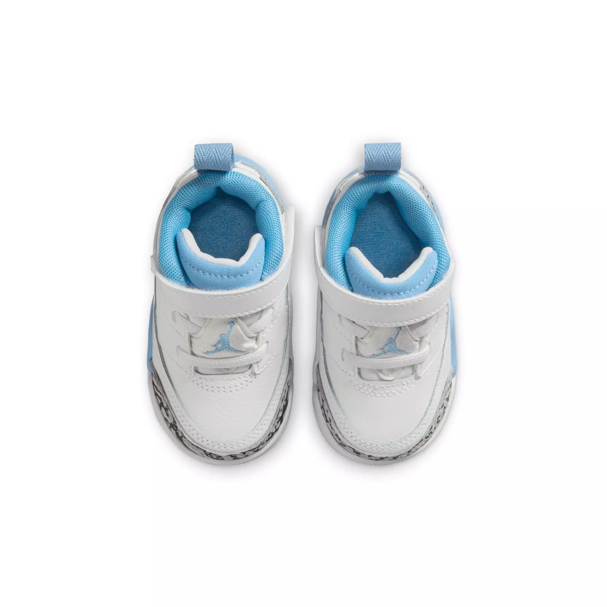 Jordan Spizike Low "White/University Blue/Wolf Grey" Toddler Boys' Shoe - WHITE/BLUE