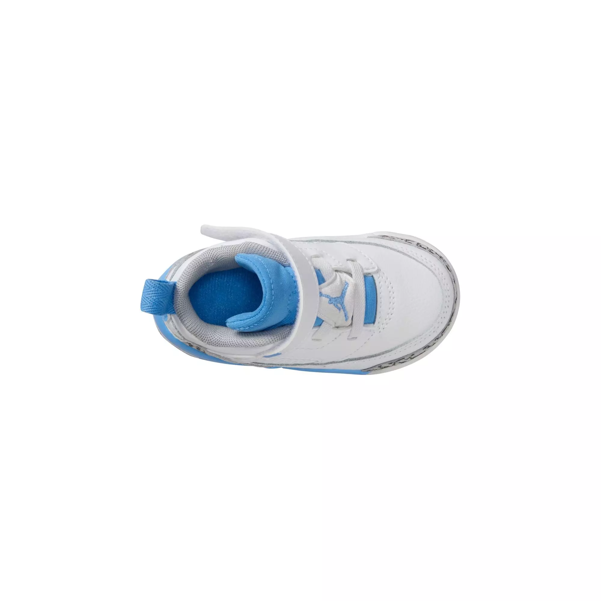 Jordan Spizike Low "White/University Blue/Wolf Grey" Toddler Boys' Shoe - WHITE/BLUE