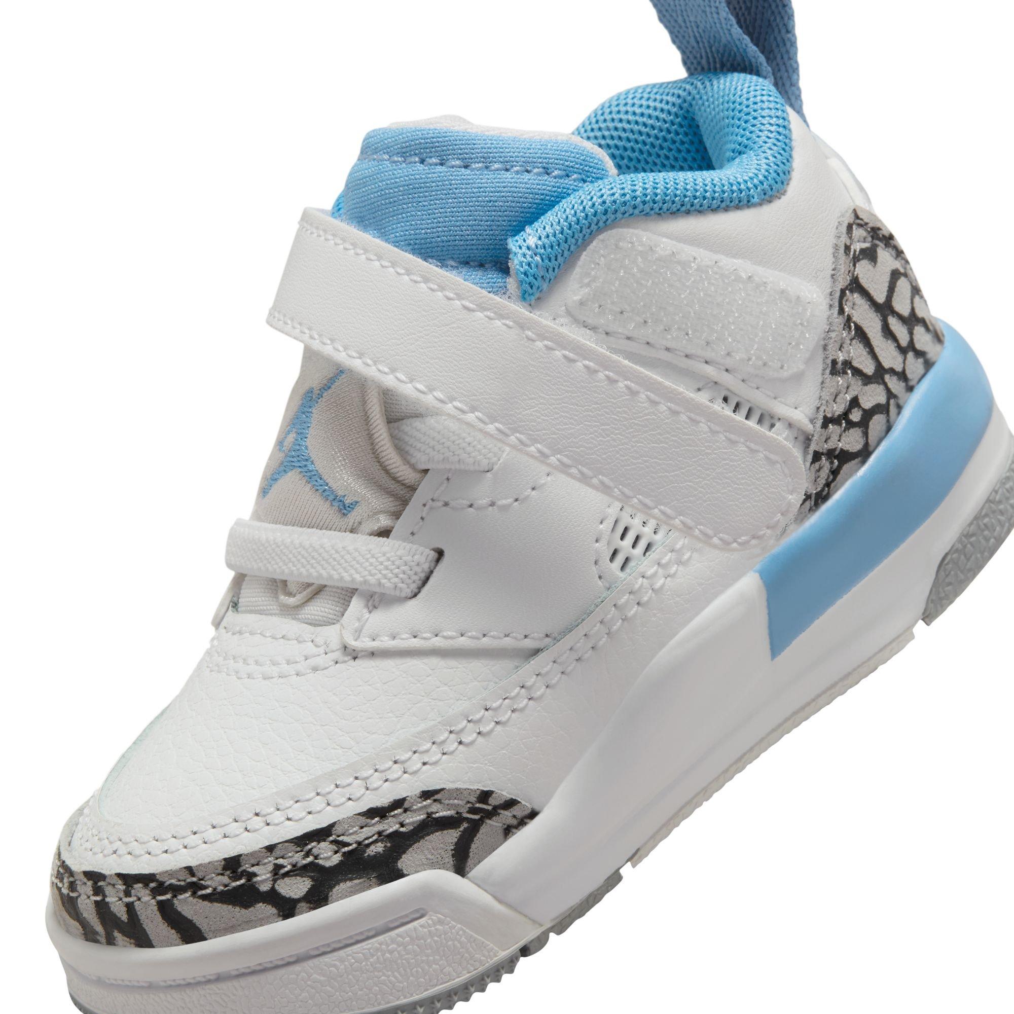 Jordan Spizike Low Toddler Boys' "White/University Blue/Wolf Grey" Shoe