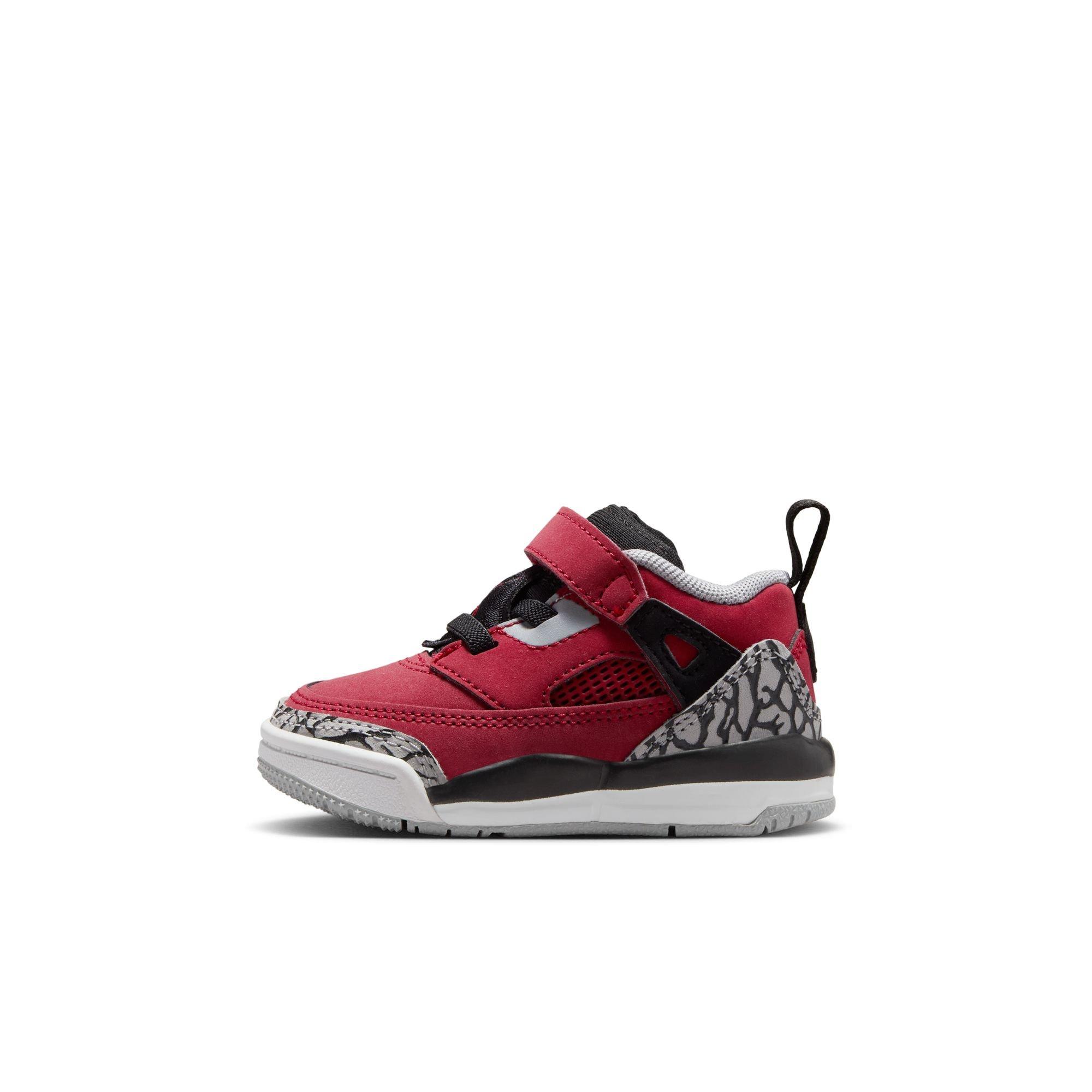 Jordan Spizike Low Toddler Boys' "Gym Red/Black/Wolf Grey/Cool Grey" Shoe