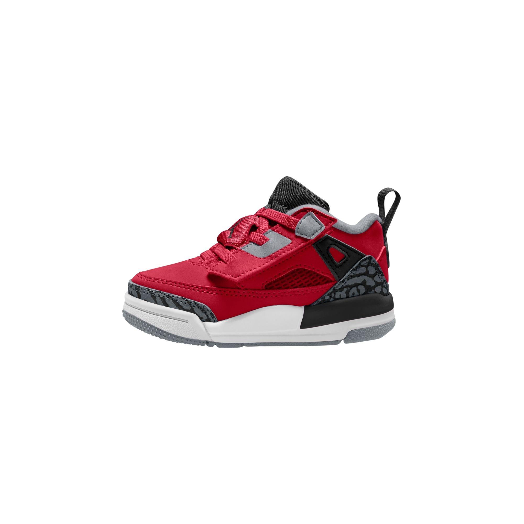 Jordan Spizike Low Toddler Boys' "Gym Red/Black/Wolf Grey/Cool Grey" Shoe