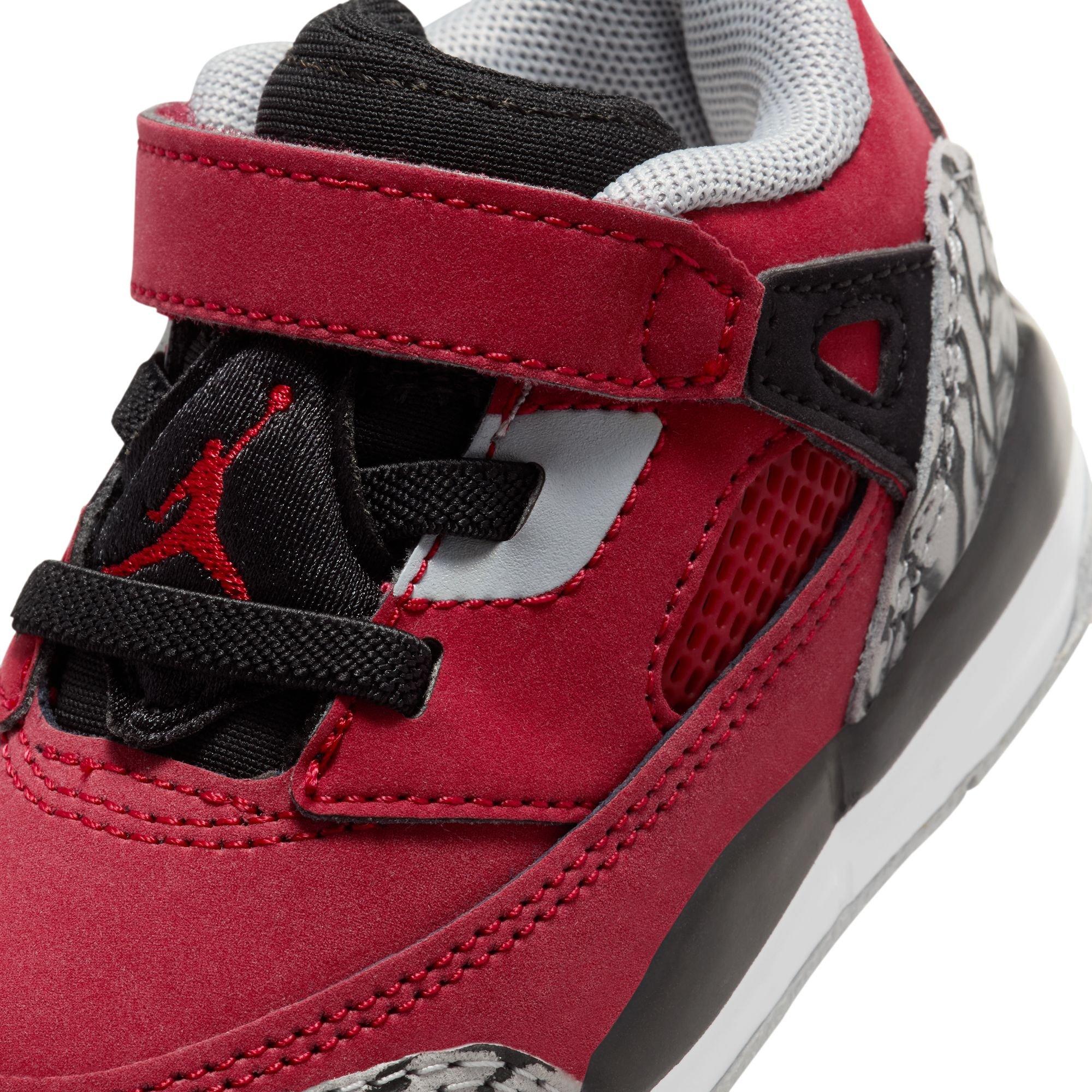 Jordan Spizike Low Toddler Boys' "Gym Red/Black/Wolf Grey/Cool Grey" Shoe