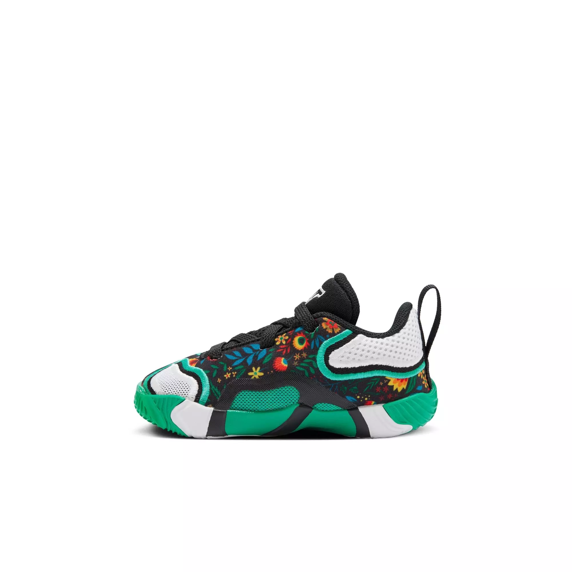 Jordan Tatum 3 "Welcome to the Garden" Toddler Kids' Basketball Shoe - WHITE/BLACK/KINETIC GREEN