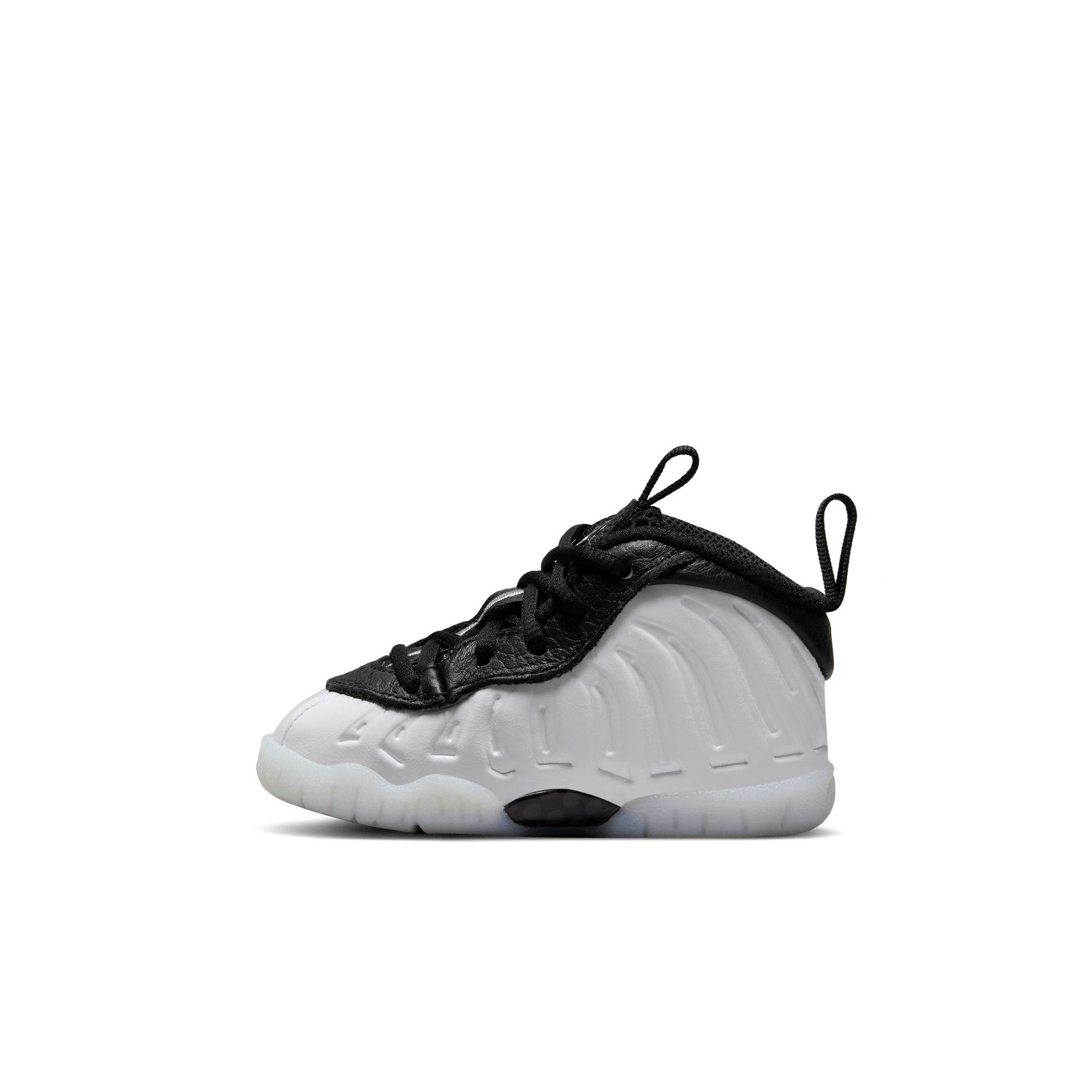 Nike Little Posite One Penny Toddler Boys'' "White/Metallic Silver/Black/Cobalt Bliss" Shoe