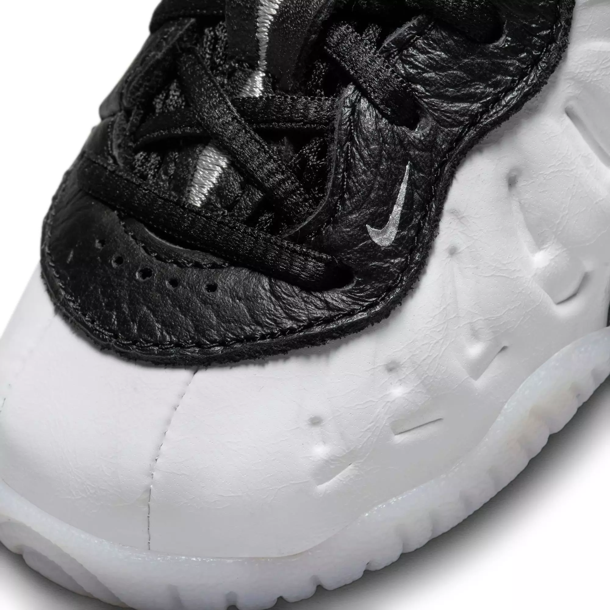 Nike Little Posite One Penny "White/Metallic Silver/Black/Cobalt Bliss" Toddler Boys' Shoe - WHITE/BLACK