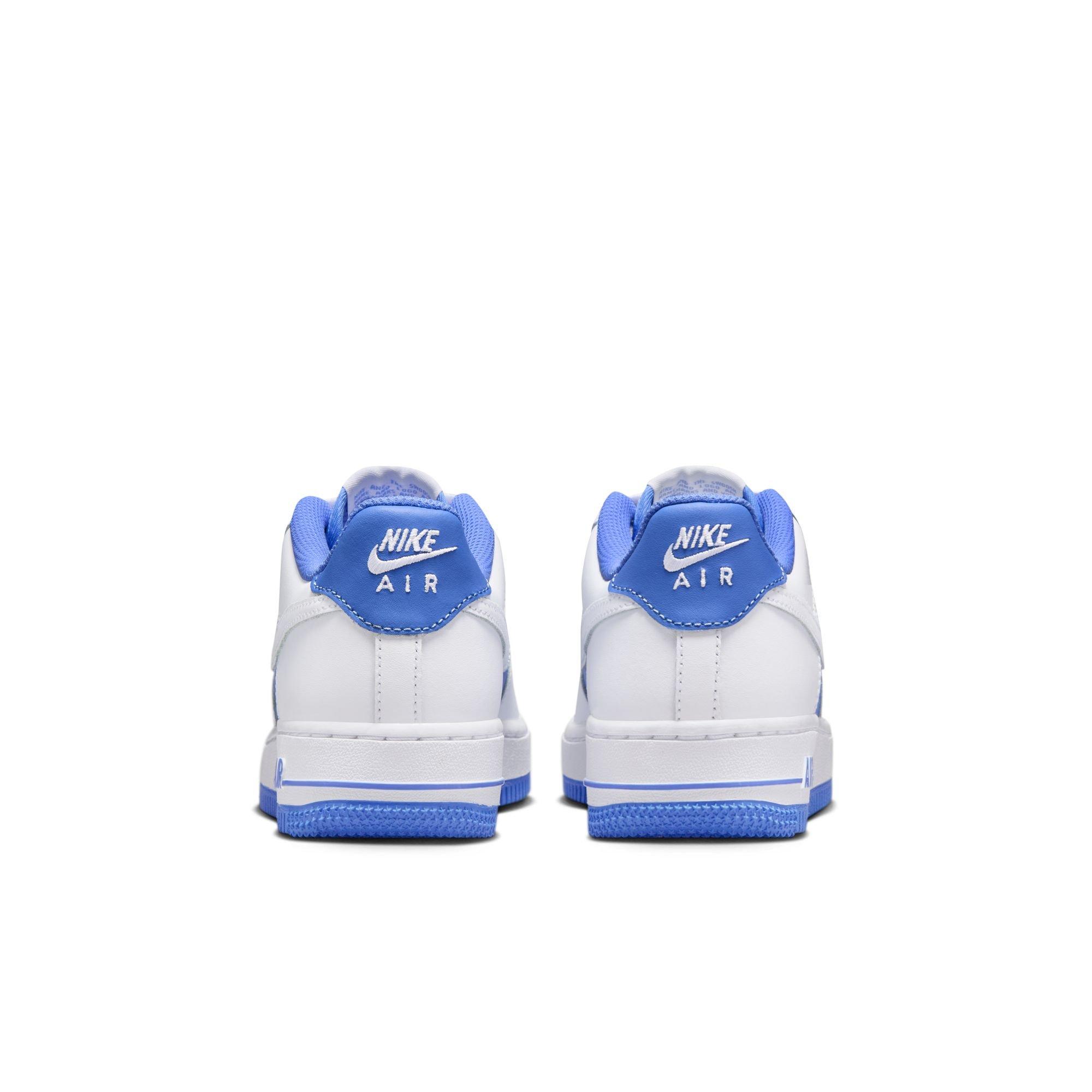 Nike Air Force 1 Grade School Girls' "White/Royal Pulse" Shoe