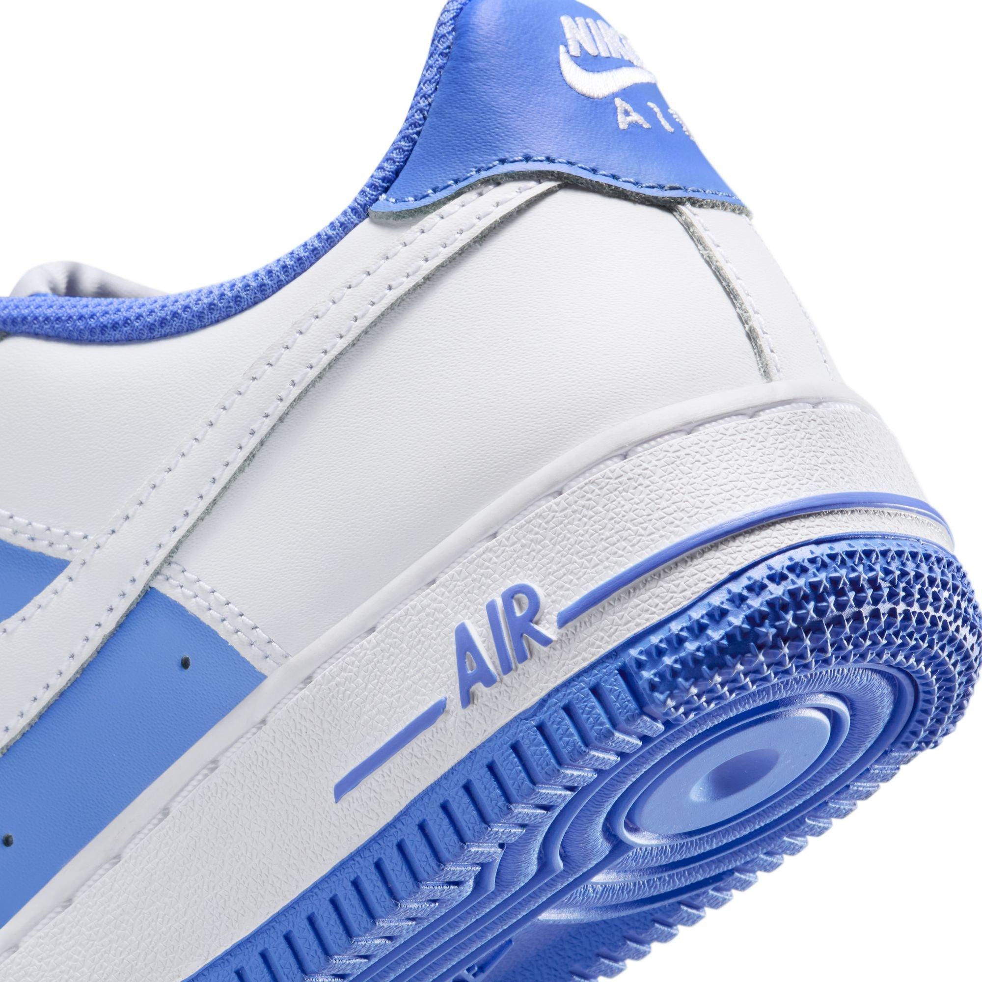 Nike Air Force 1 Grade School Girls' "White/Royal Pulse" Shoe