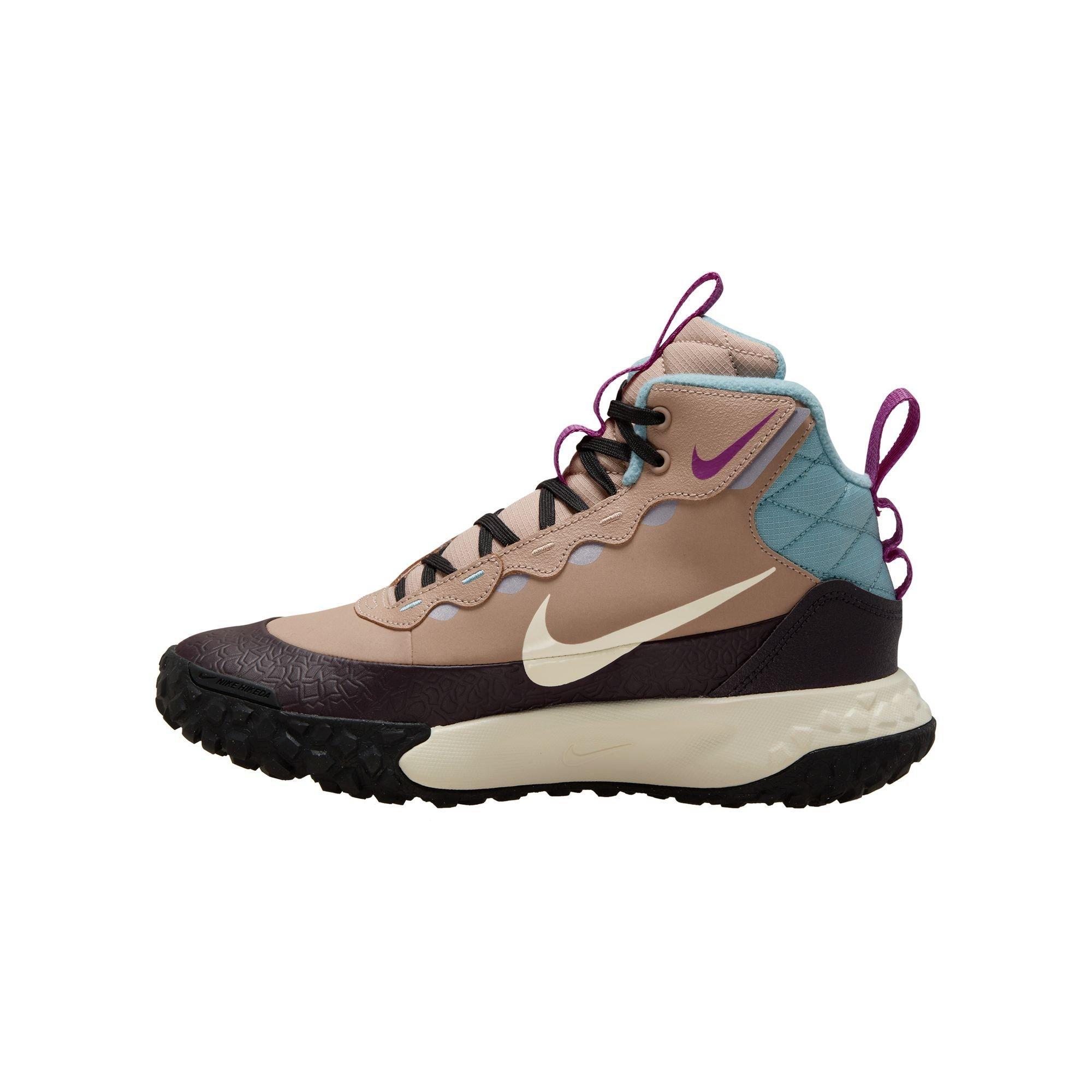 Nike Terrascout Grade School Girls' "Hemp/Pale Ivory/Burgundy Ash/Denim Turq" Boot