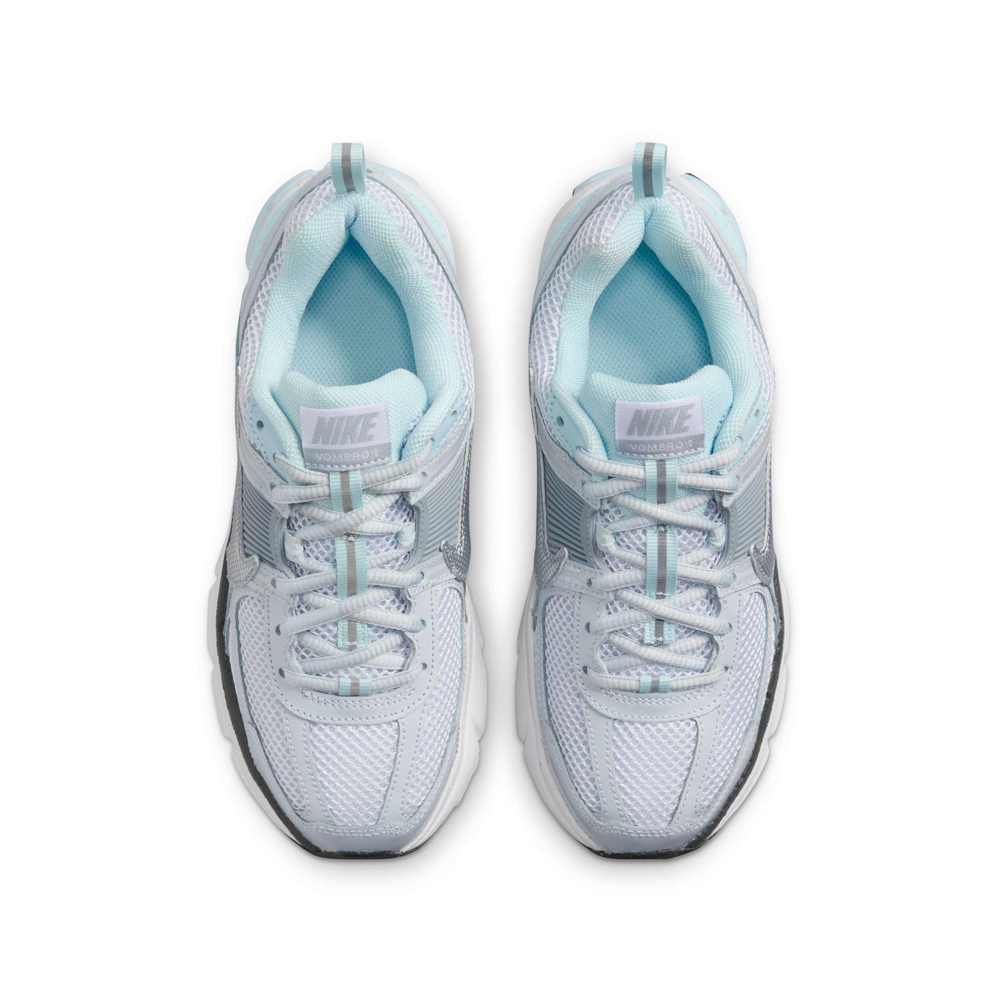 Nike Vomero 5 Preschool Girls' "Pure Platinum/Metallic Silver" Shoe
