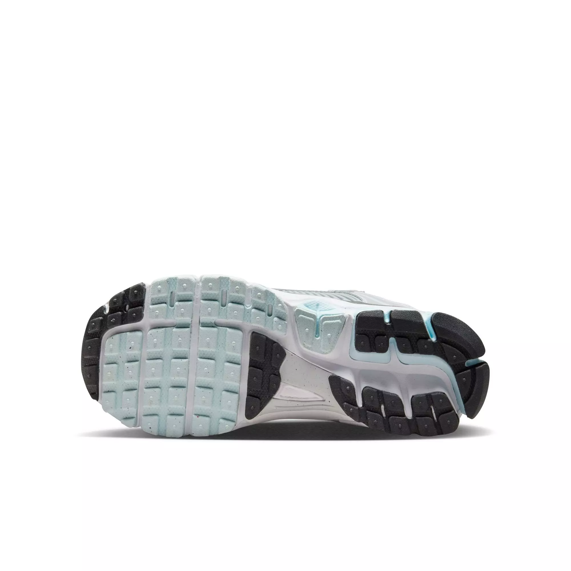 Nike Vomero 5 "Pure Platinum/Metallic Silver" Preschool Girls' Shoe - WHITE/LT BLUE