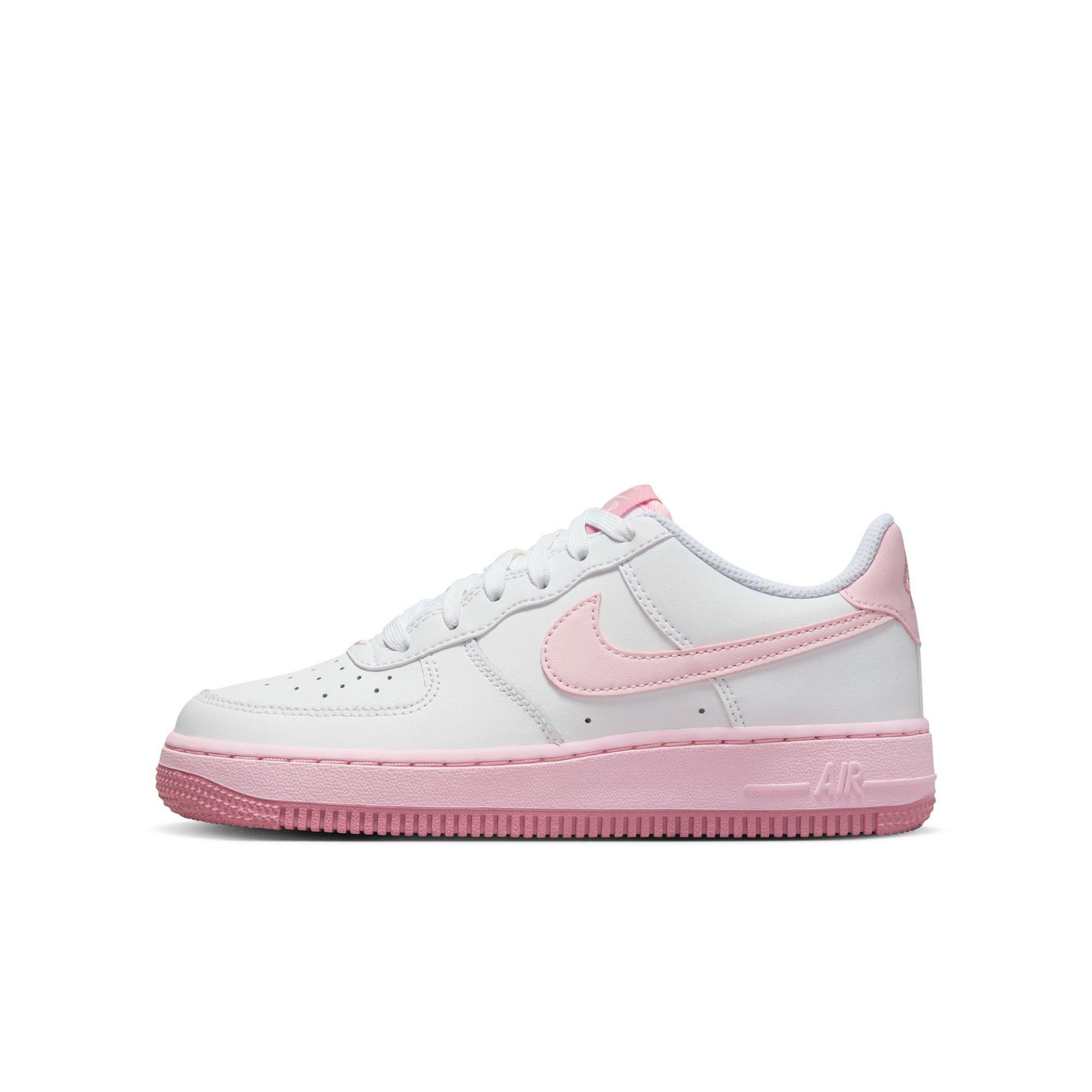 Nike Air Force 1 Preschool Girls' "White/Pink Foam/Elemental Pink" Shoe