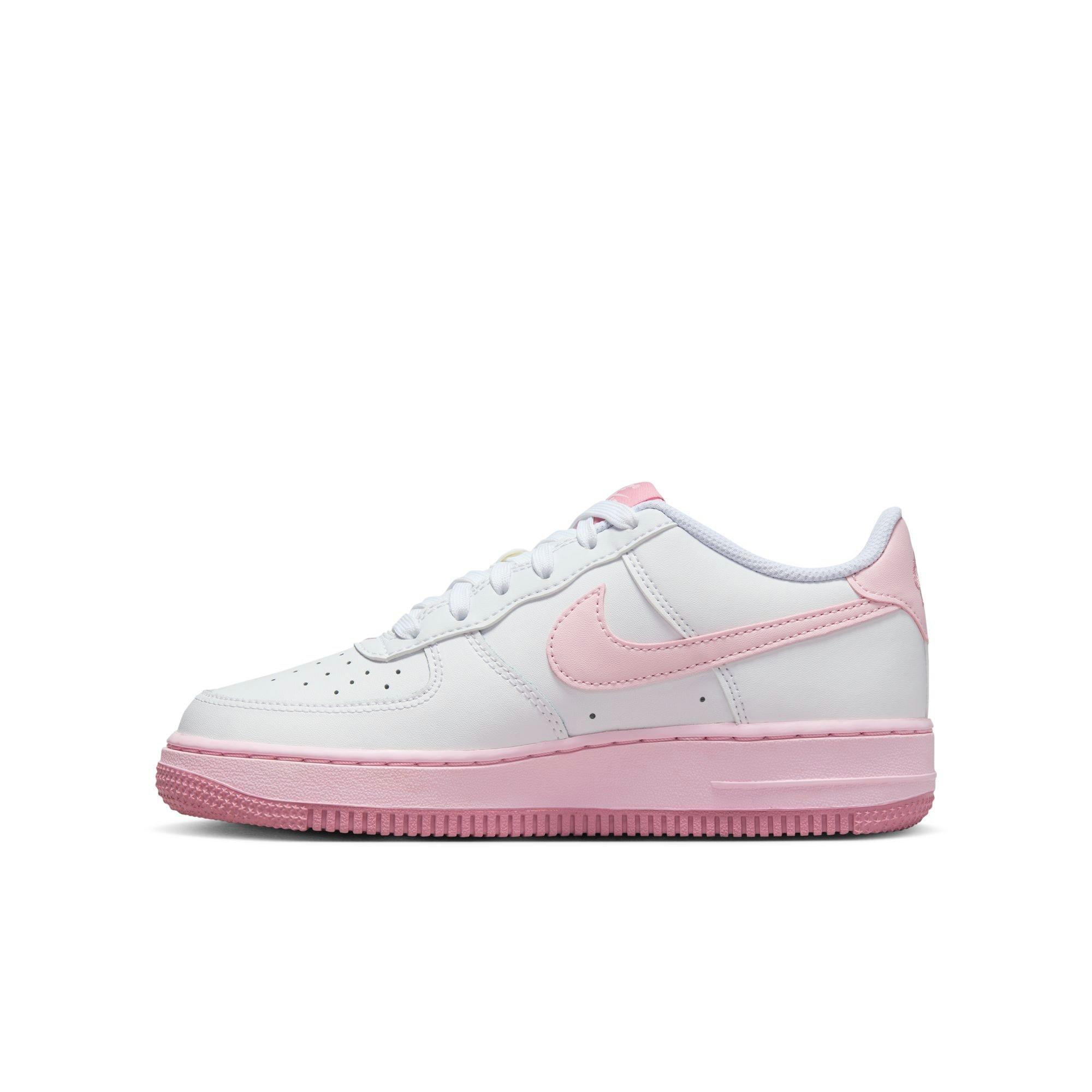Nike Air Force 1 Preschool Girls' "White/Pink Foam/Elemental Pink" Shoe
