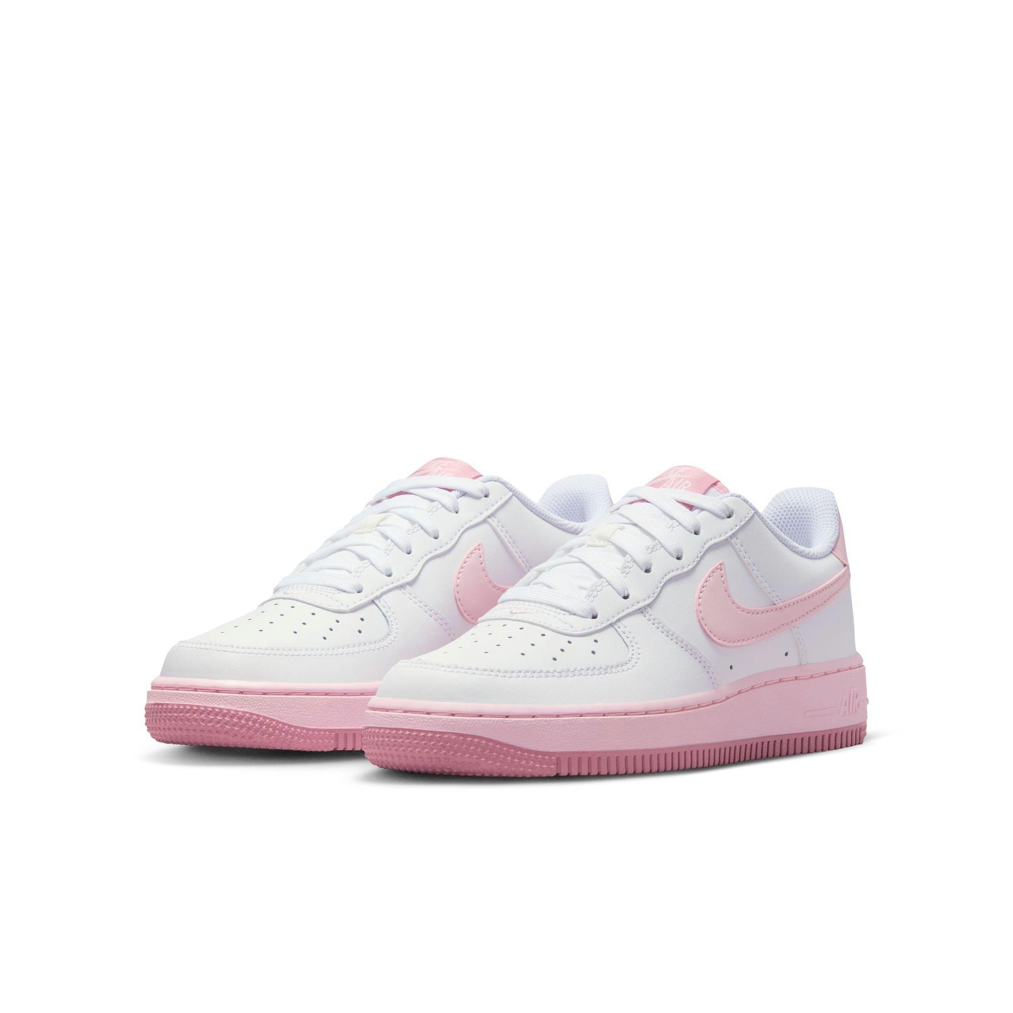 Nike Air Force 1 Preschool Girls' "White/Pink Foam/Elemental Pink" Shoe