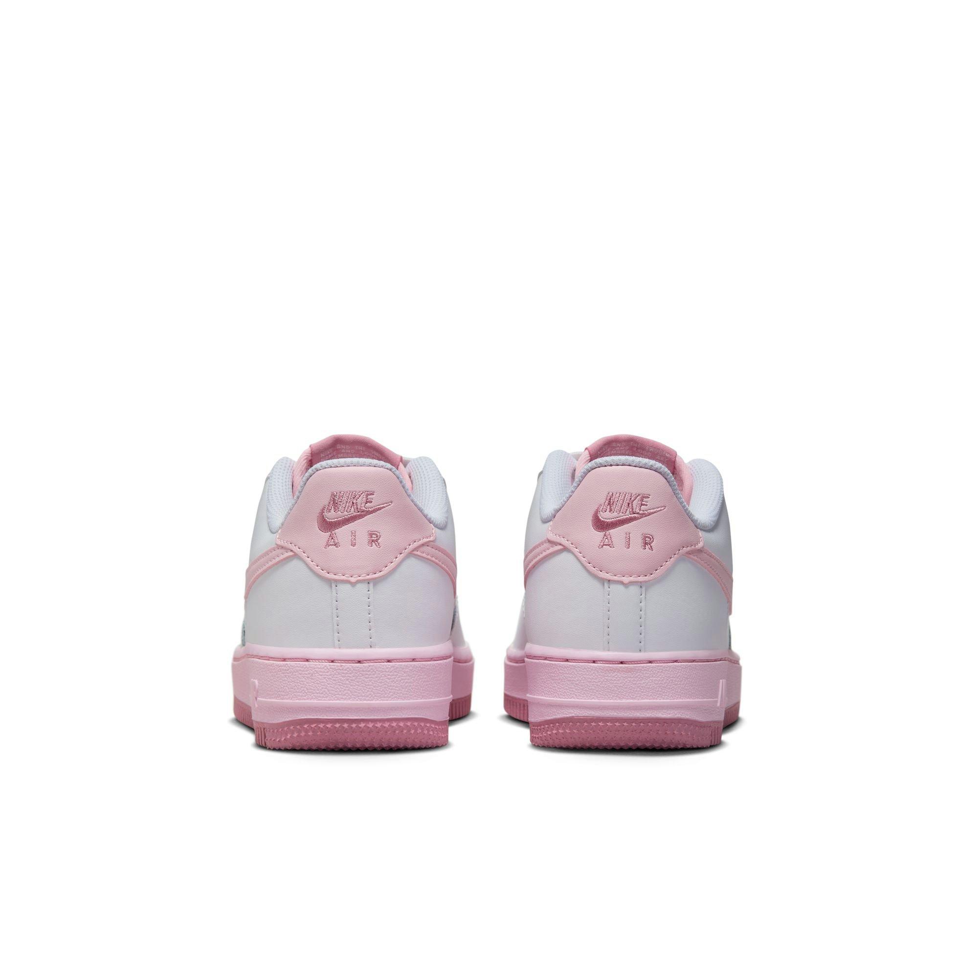 Nike Air Force 1 Preschool Girls' "White/Pink Foam/Elemental Pink" Shoe