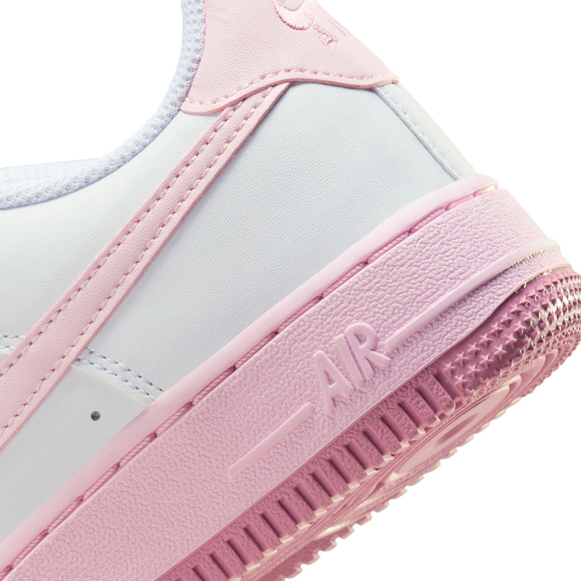 Nike Air Force 1 Preschool Girls' "White/Pink Foam/Elemental Pink" Shoe