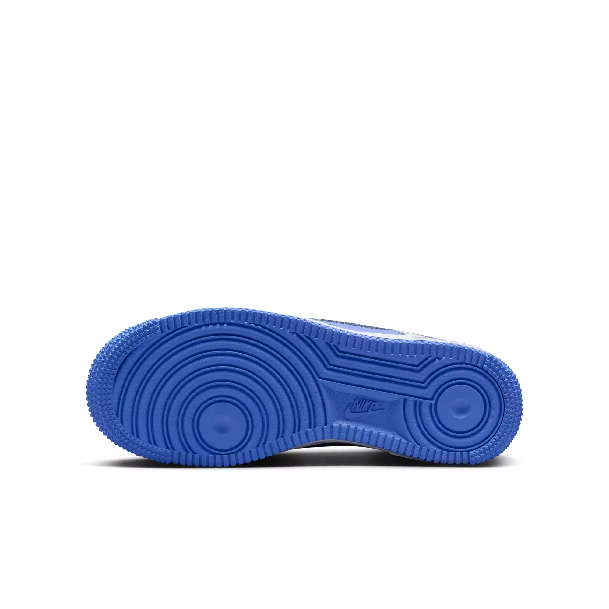 Nike Air Force 1 "White/Royal Pulse" Preschool Girls' Shoe - WHITE/BLUE