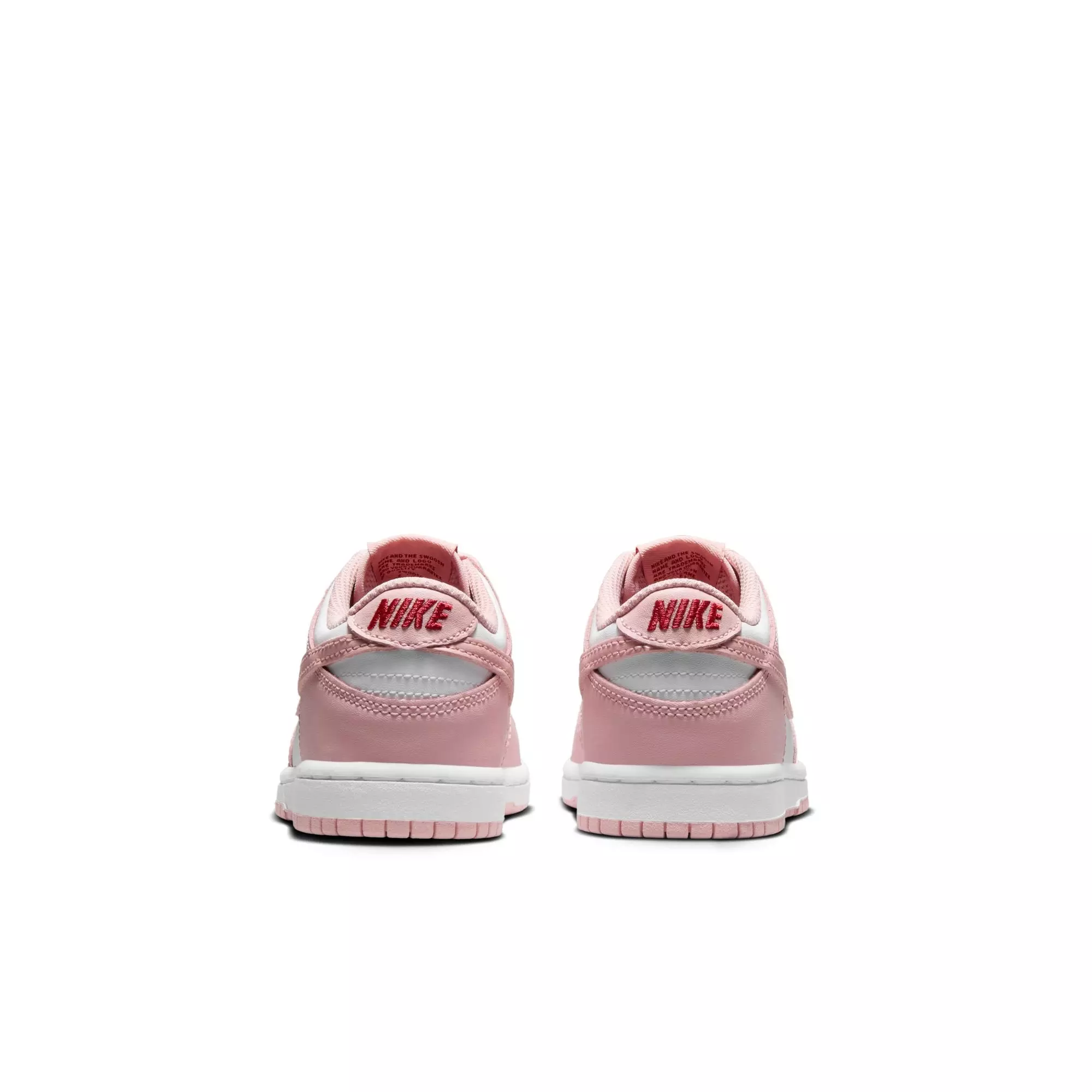 Nike Dunk Low "White/Pink Glaze/Pomegranate" Preschool Girls' Shoe - PINK/WHITE