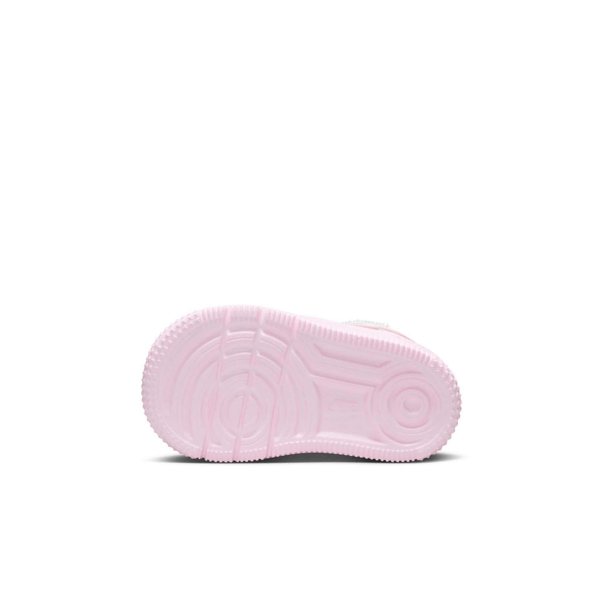 Nike Air Force 1 Low EasyOn Toddler Girls' "White/Pink Foam/Elemental Pink" Shoe
