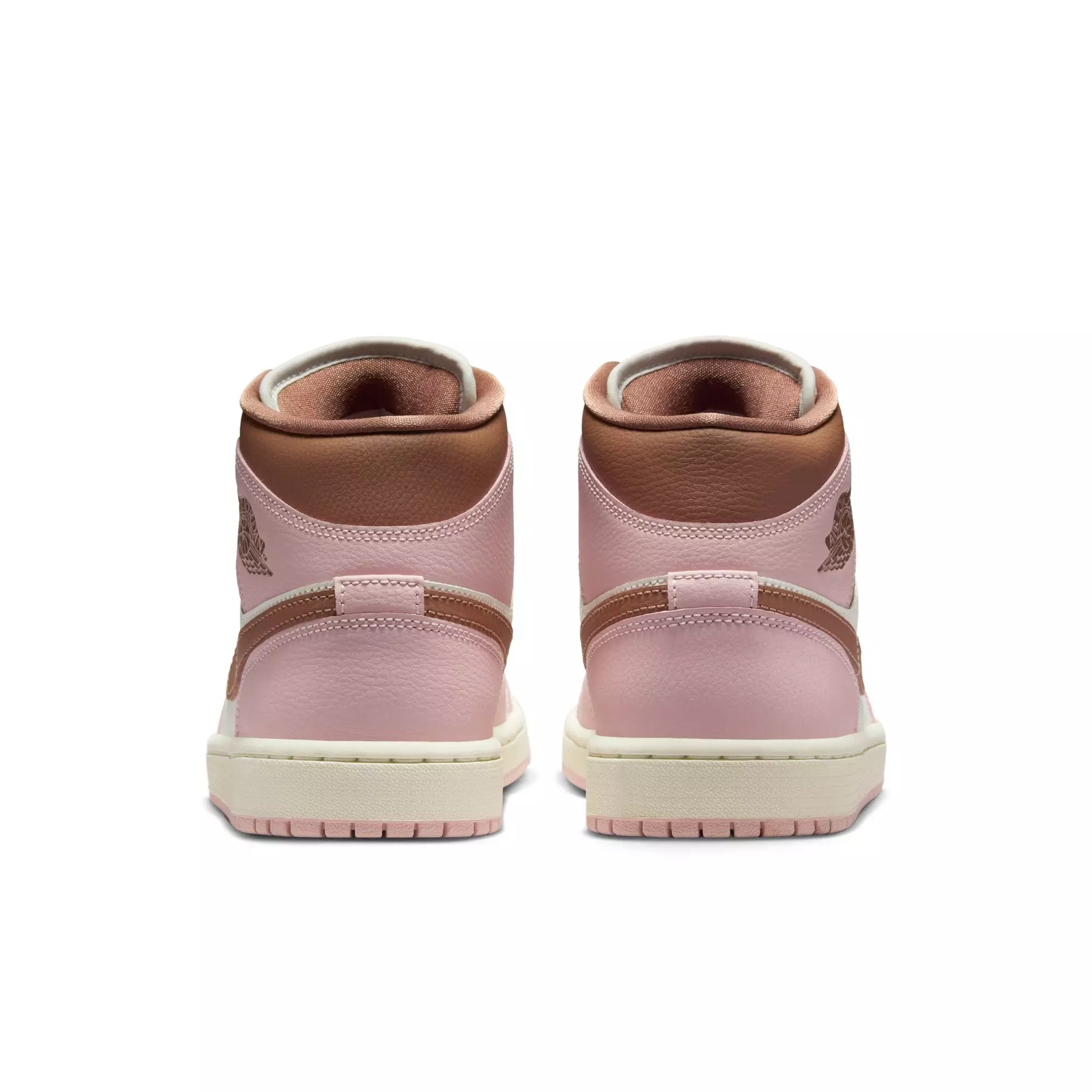 Jordan 1 Mid "Pink Oxford/Archaeo Brown/Sail" Women's Shoe - PINK/BROWN