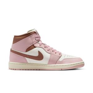 Jordan 1 Mid "Pink Oxford/Archaeo Brown/Sail" Women's Shoe
