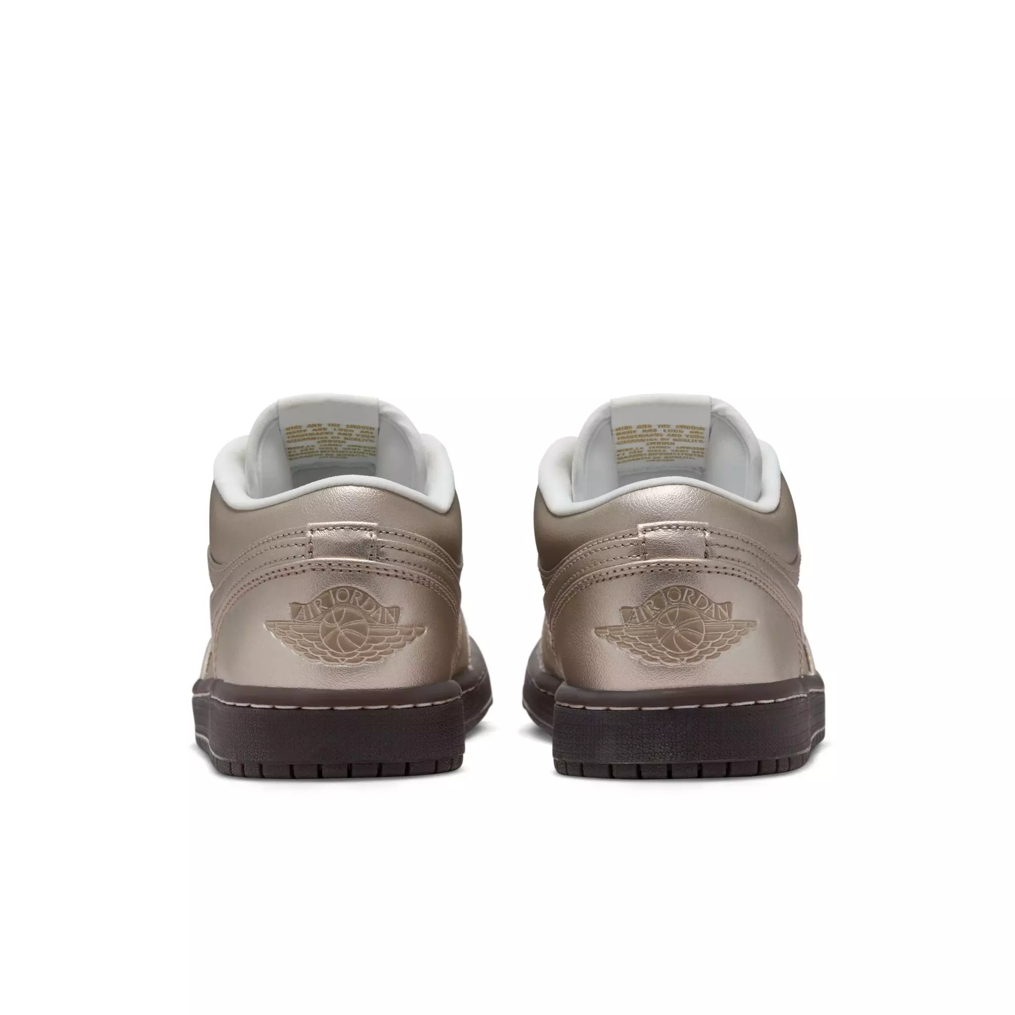 Jordan 1 Low SE "Metallic Zinc/Summit White" Women's Shoe - SILVER/BROWN