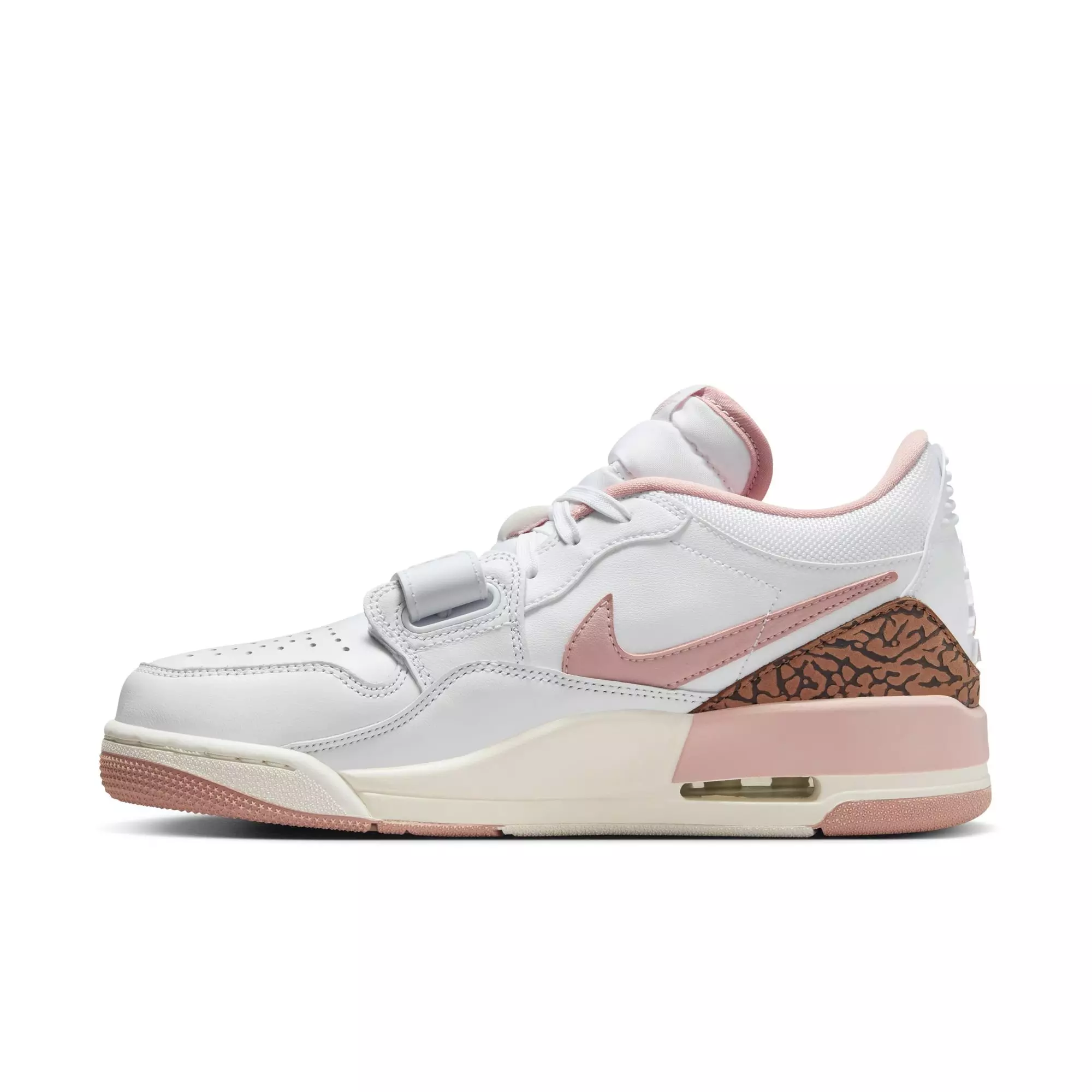 Jordan Legacy 312 Low "White/Pink Oxford/Archaeo Brown/Sail" Women's Shoe - WHITE/PINK