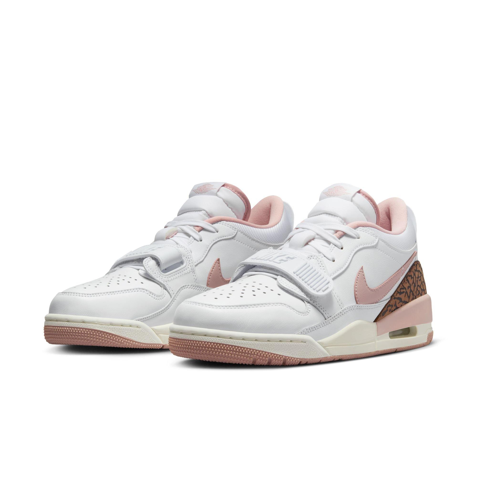Jordan Legacy 312 Low "White/Pink Oxford/Archaeo Brown/Sail" Women's Shoe - WHITE/PINK Thumbnail View 5