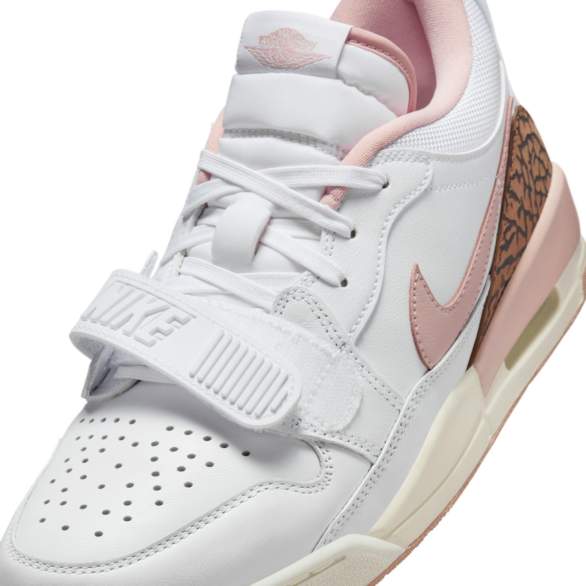 Jordan Legacy 312 Low "White/Pink Oxford/Archaeo Brown/Sail" Women's Shoe - WHITE/PINK Thumbnail View 10