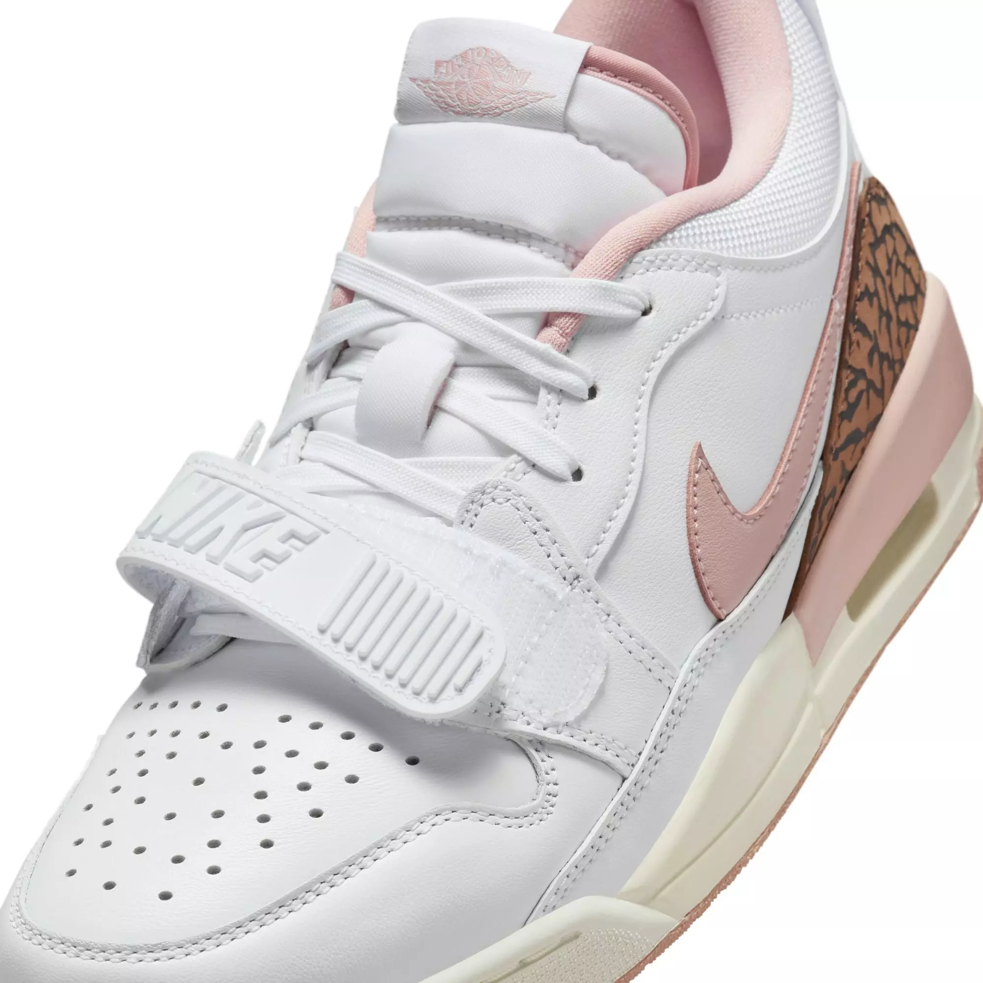 Jordan Legacy 312 Low "White/Pink Oxford/Archaeo Brown/Sail" Women's Shoe - WHITE/PINK