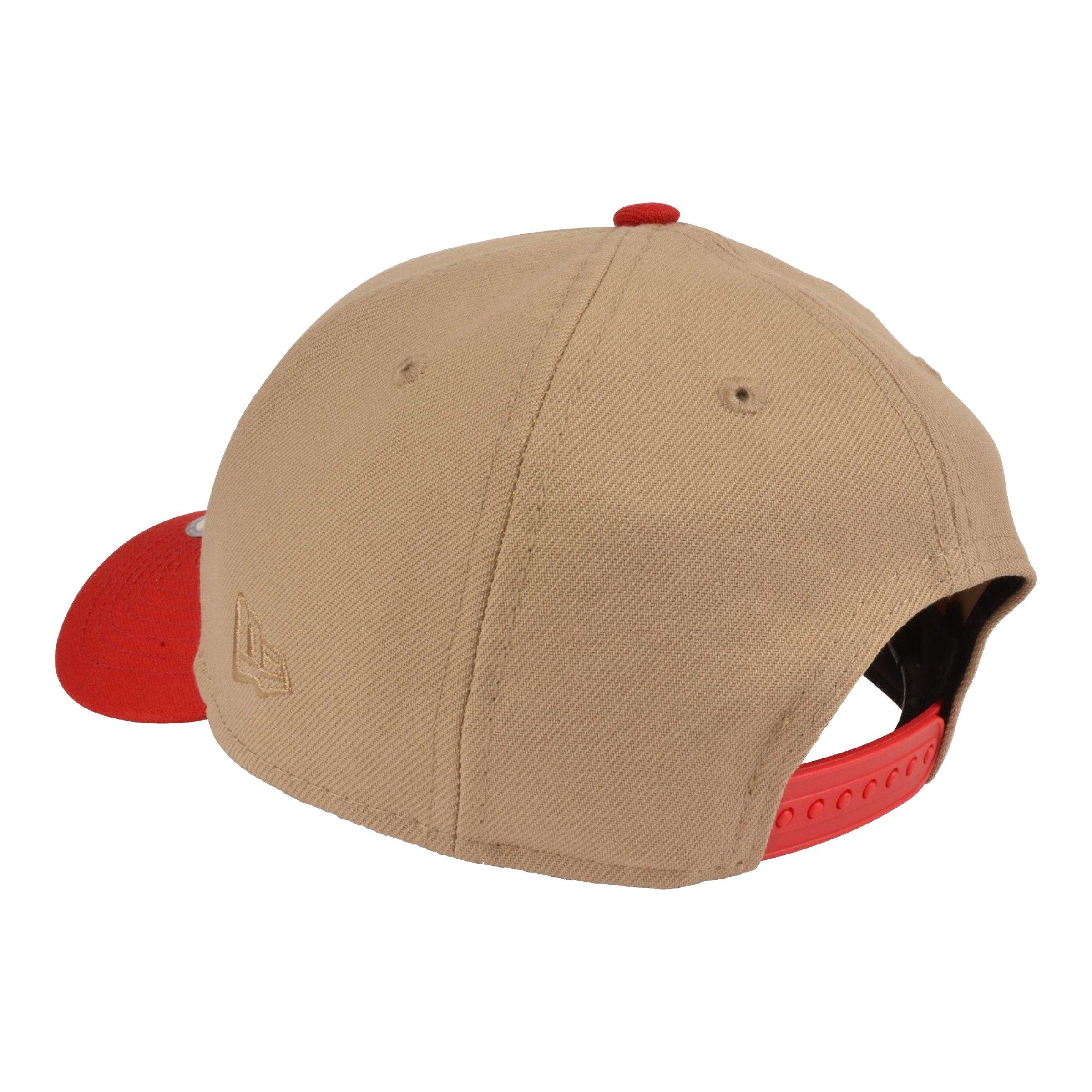 New Era Mexico 9FORTY A-Frame Snapback Hat - Cream/Red - CREAM/RED Thumbnail View 4