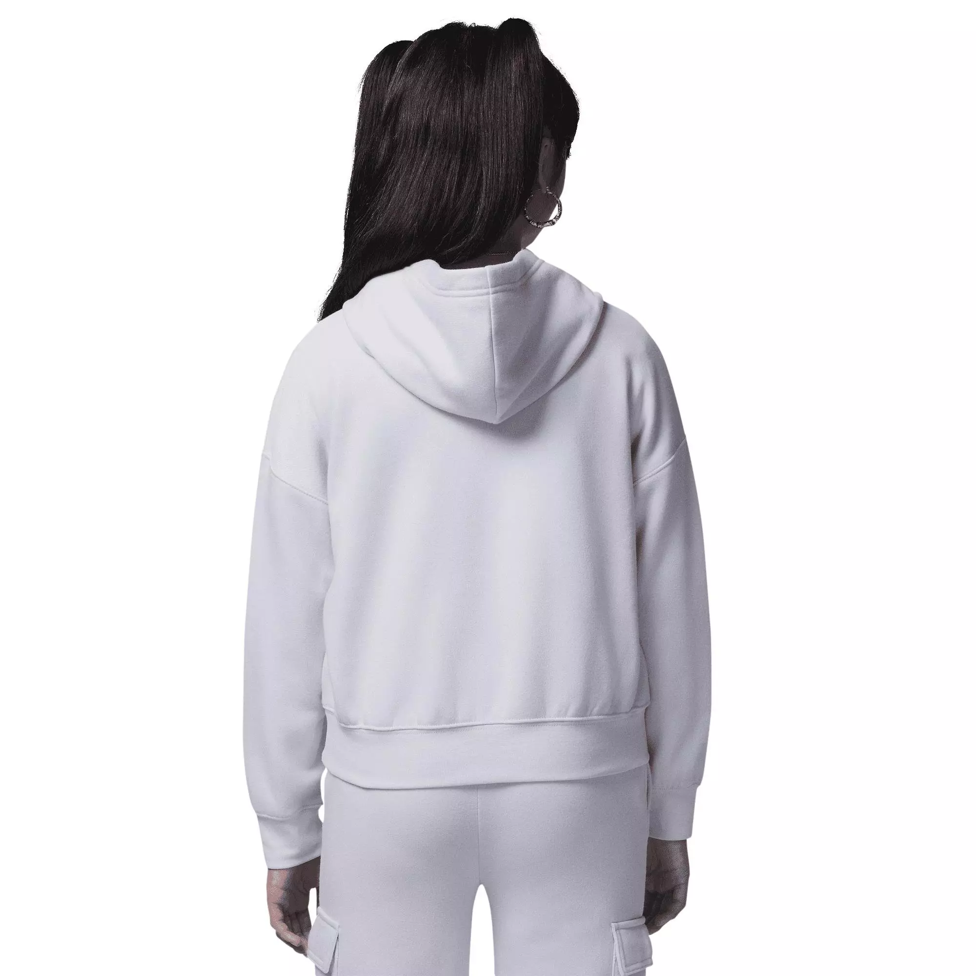 Jordan Big Girls' Brooklyn Essential Hoodie - LT BLUE