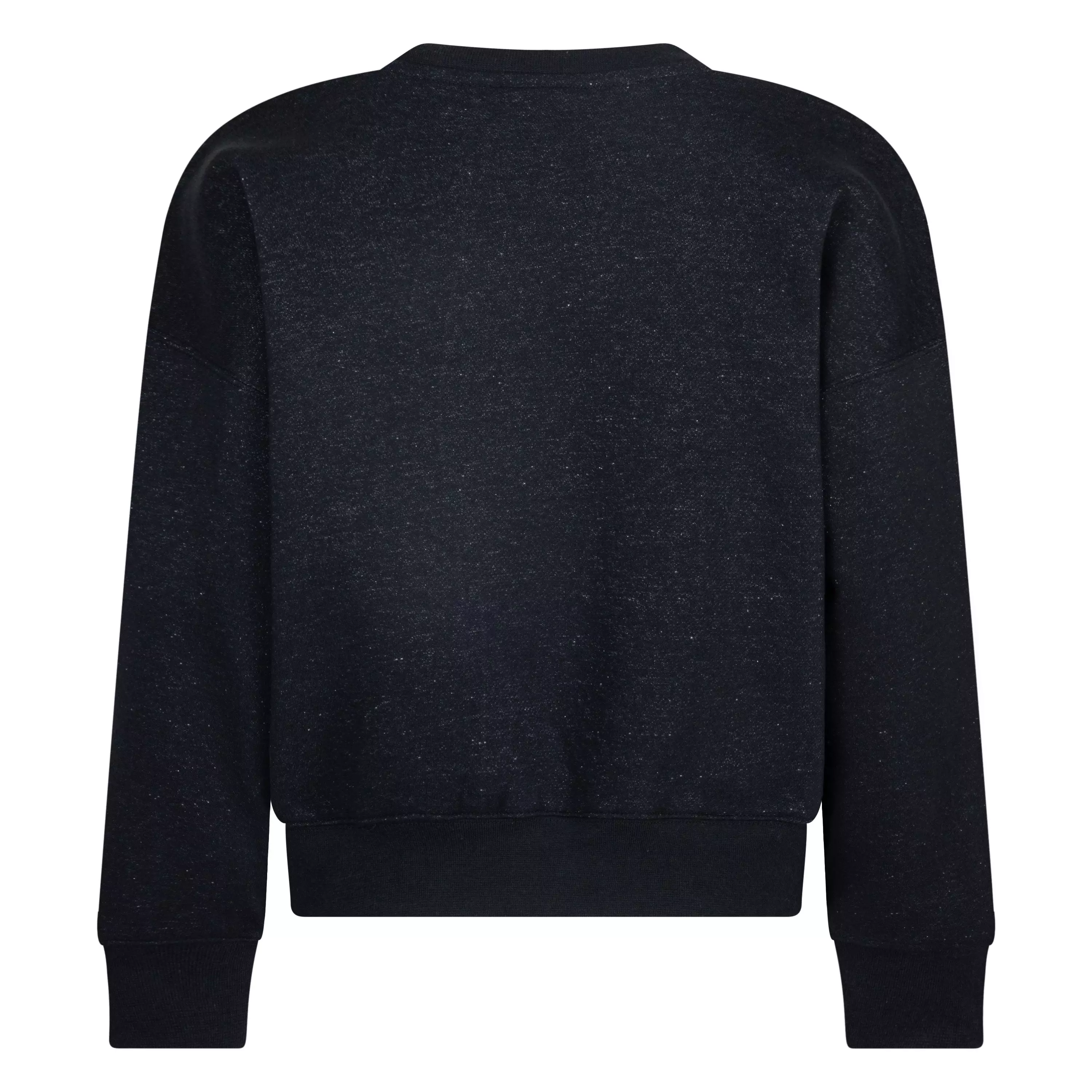 Jordan Big Girls' 1st Crew Sweatshirt - BLACK/GOLD