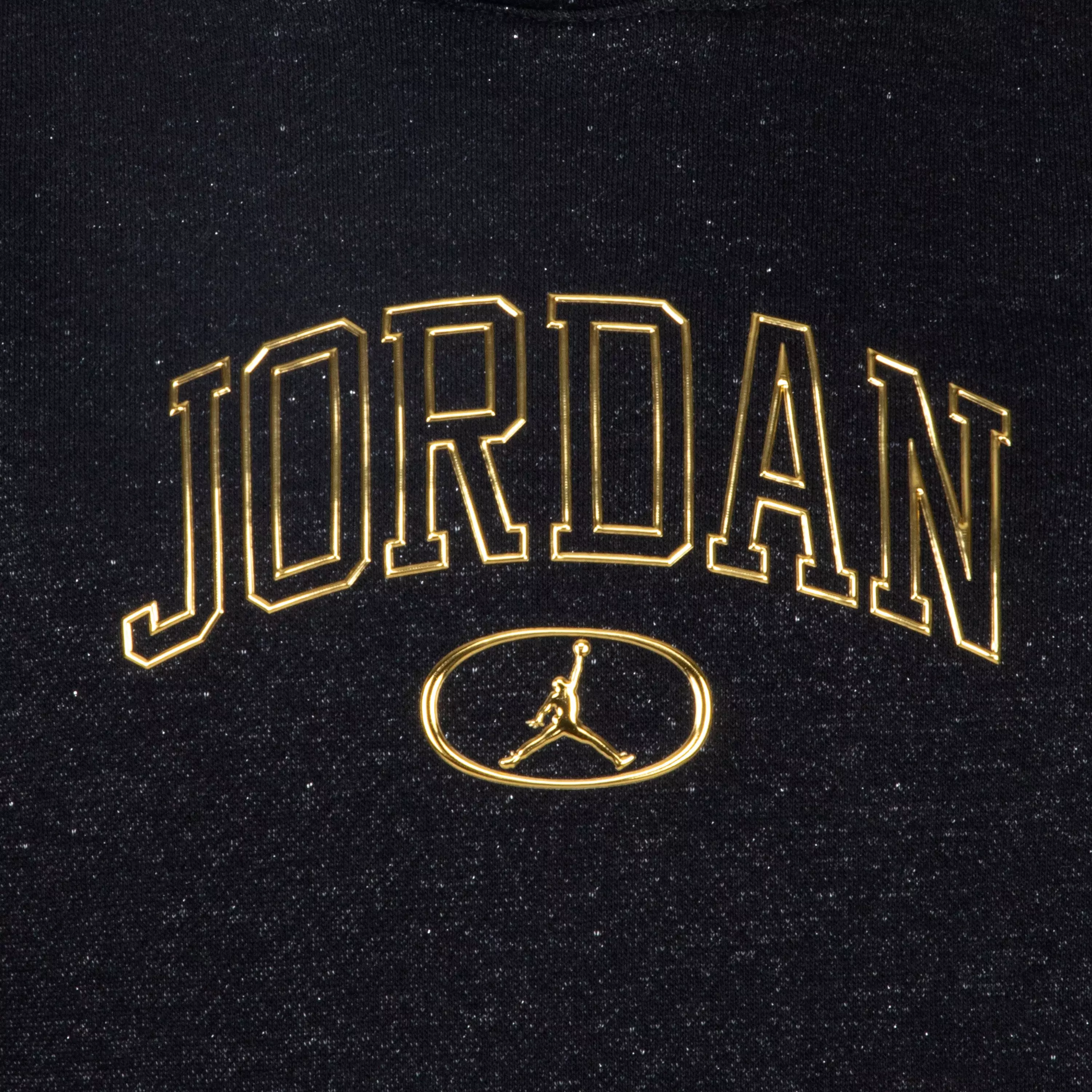 Jordan Little Girls' See Me Shine Leggings Set - BLACK/GOLD