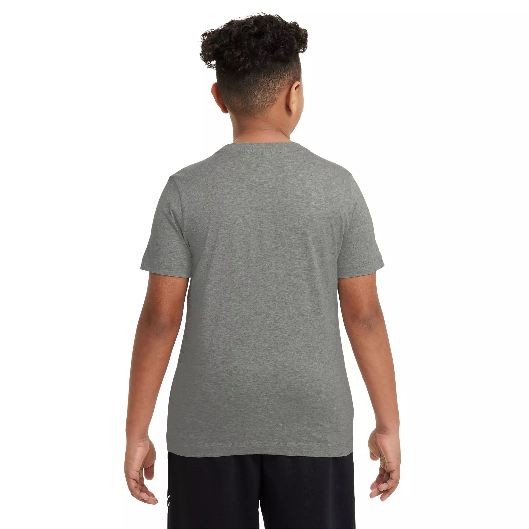 Nike Big Boys' Sportswear Futura Tee - GREY