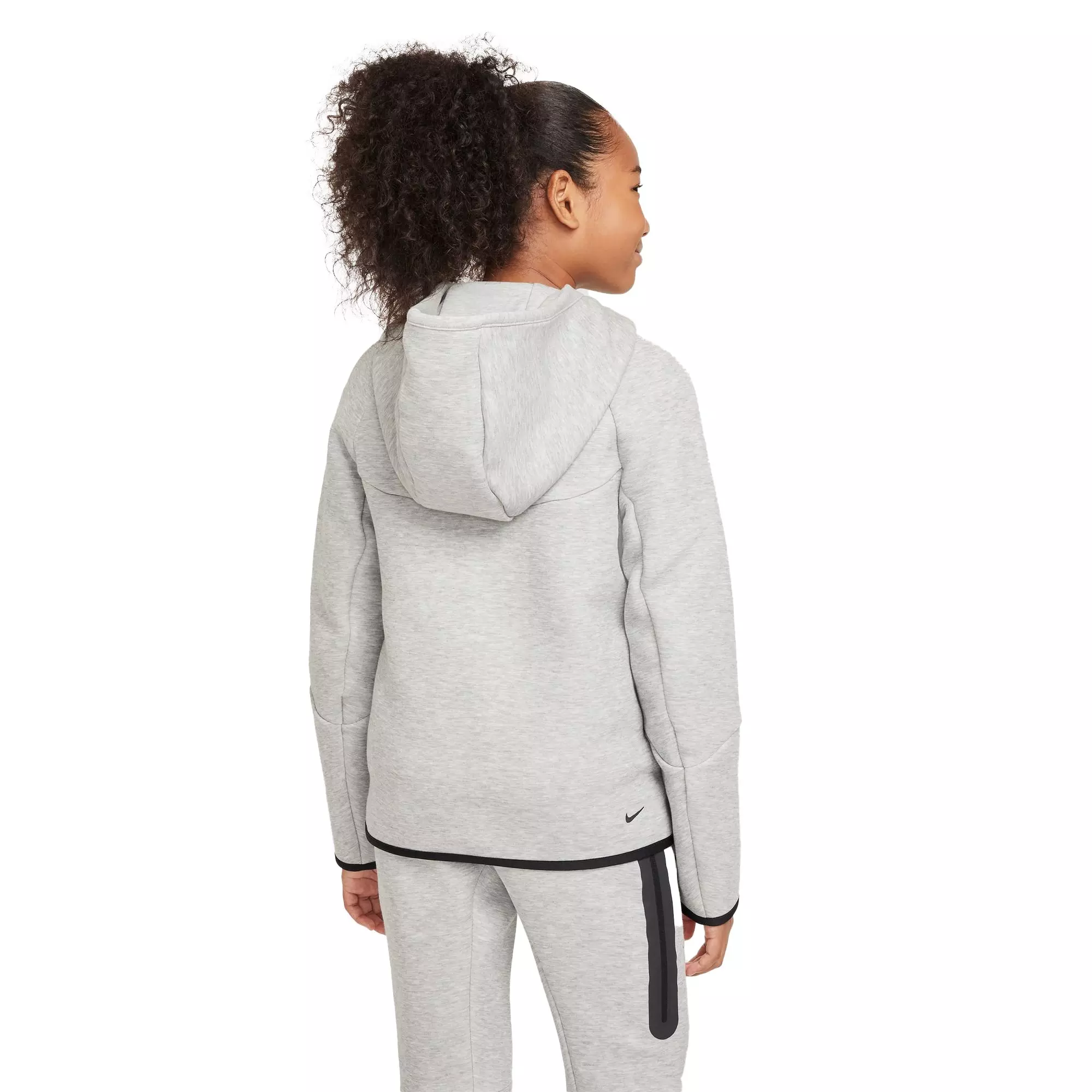 Nike Big Kids' Sportswear Tech Fleece Full-Zip Jacket - GREY