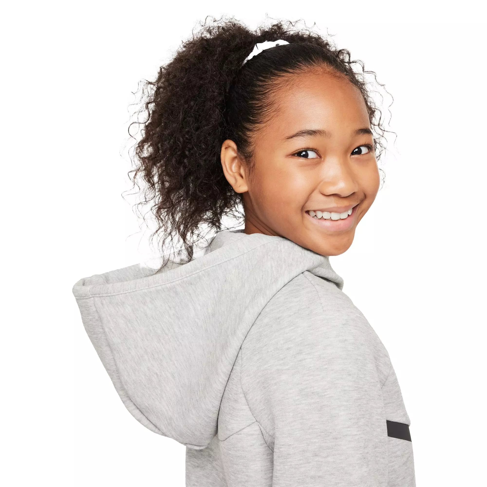 Nike Big Kids' Sportswear Tech Fleece Full-Zip Jacket - Grey - GREY