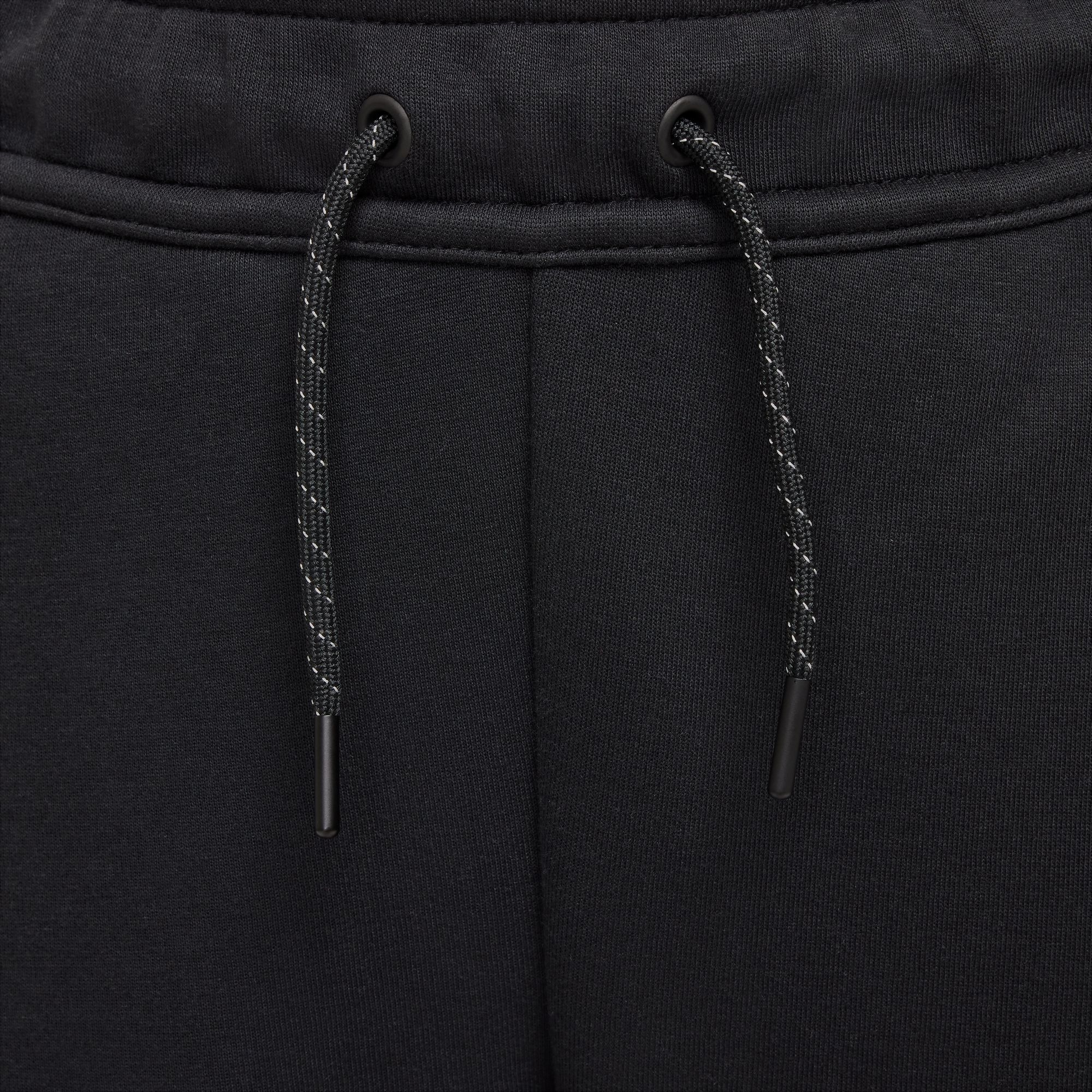 Nike Big Boys' Sportswear Tech Fleece Joggers - Black/Black - BLACK/BLACK Thumbnail View 4