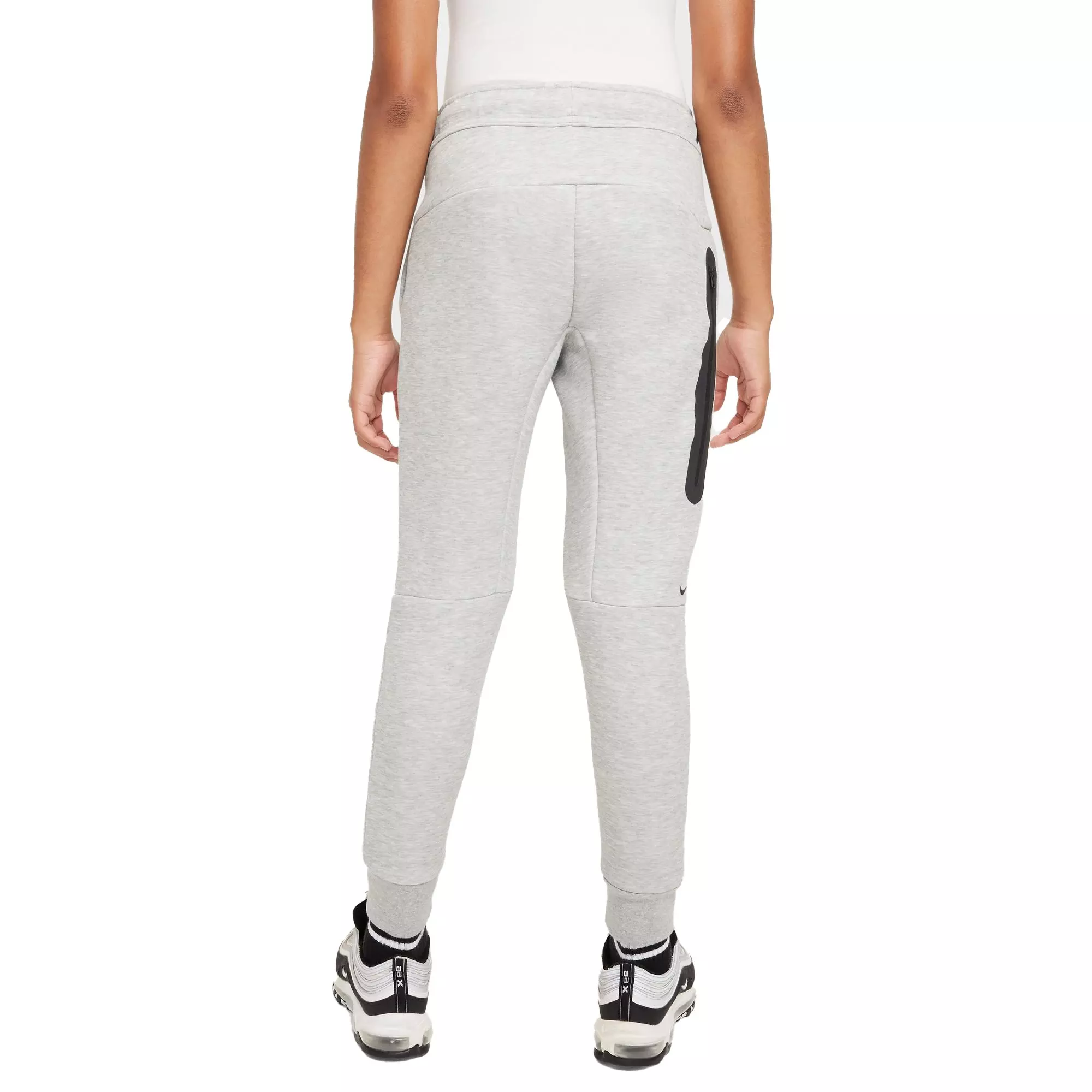 Nike Big Boys' Sportswear Tech Fleece Joggers-Grey - GREY