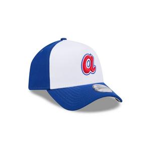 New Era Atlanta Braves 9FORTY Snapback Hat-White/Blue
